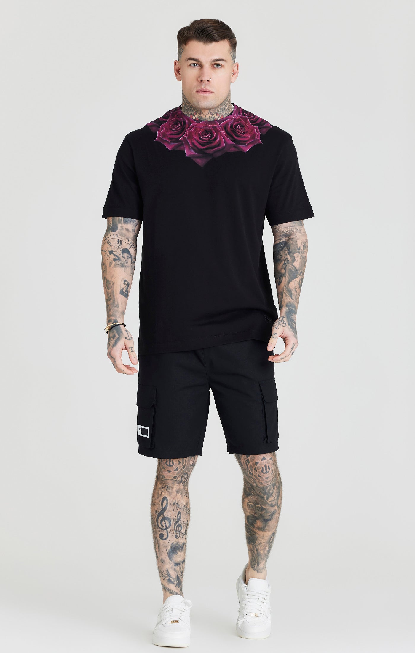 Load image into Gallery viewer, Black Ripstop Cargo Short (3)