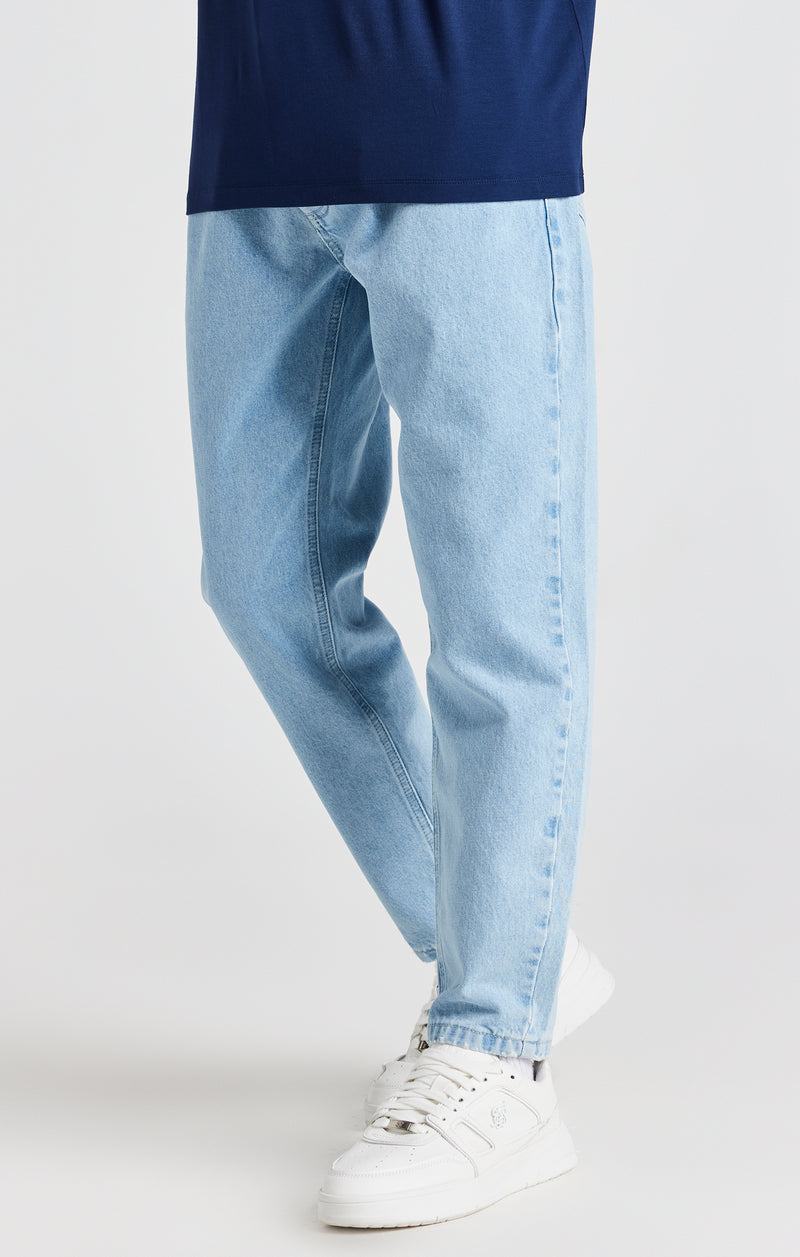 Light Blue Basic Carrot Jean