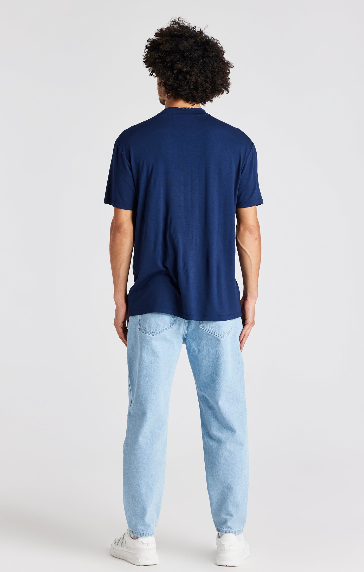 Load image into Gallery viewer, Light Blue Basic Carrot Jean (4)
