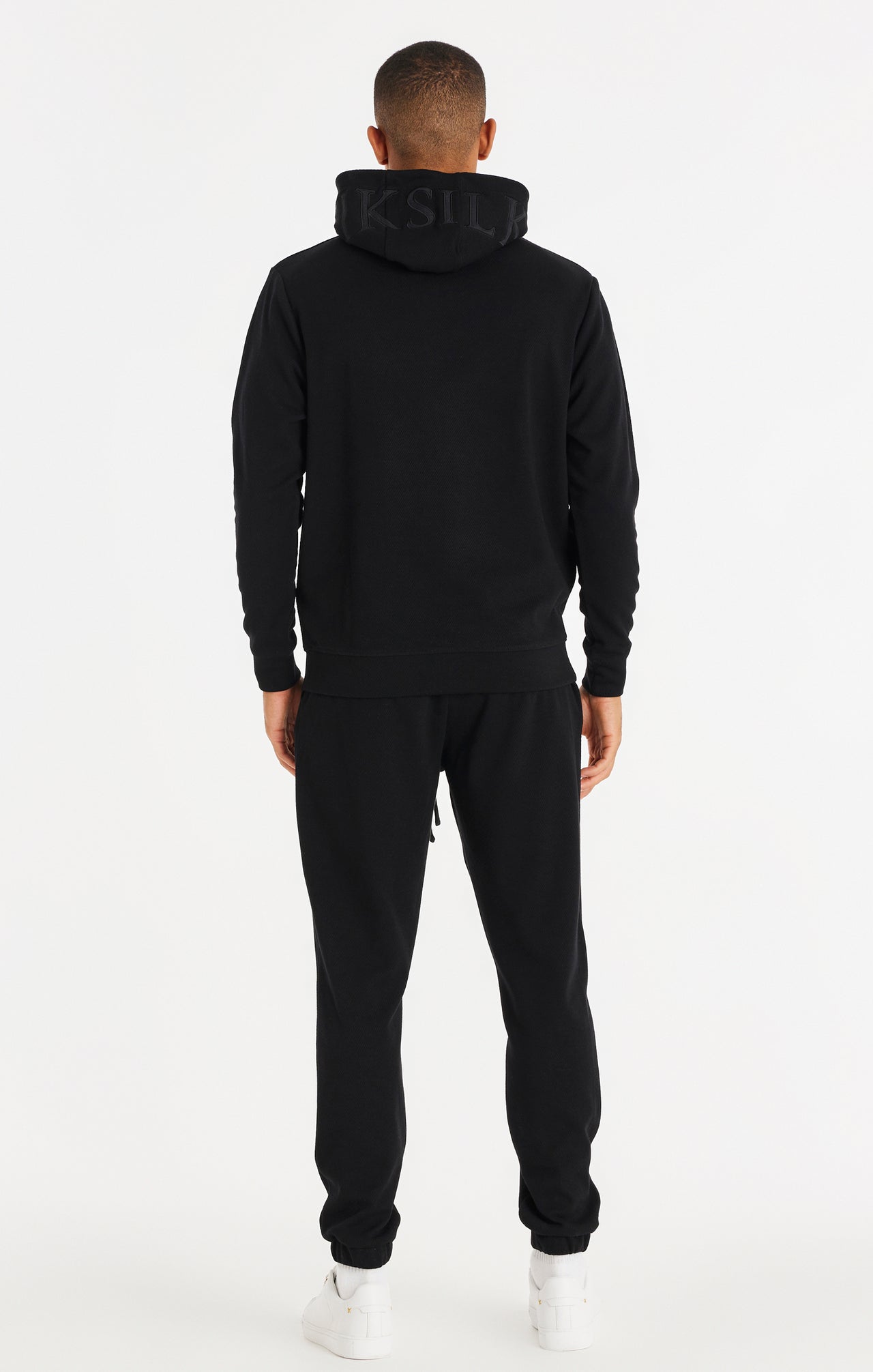 SikSilk Elite Textured Overhead Hoodie - Black (3)
