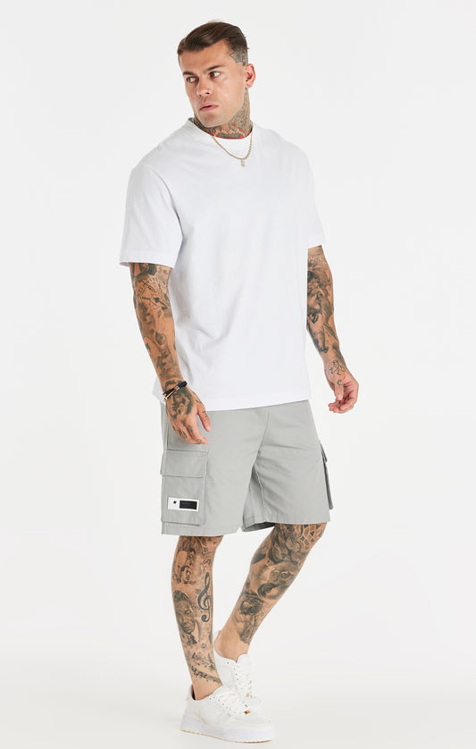 Grey Ripstop Cargo Short