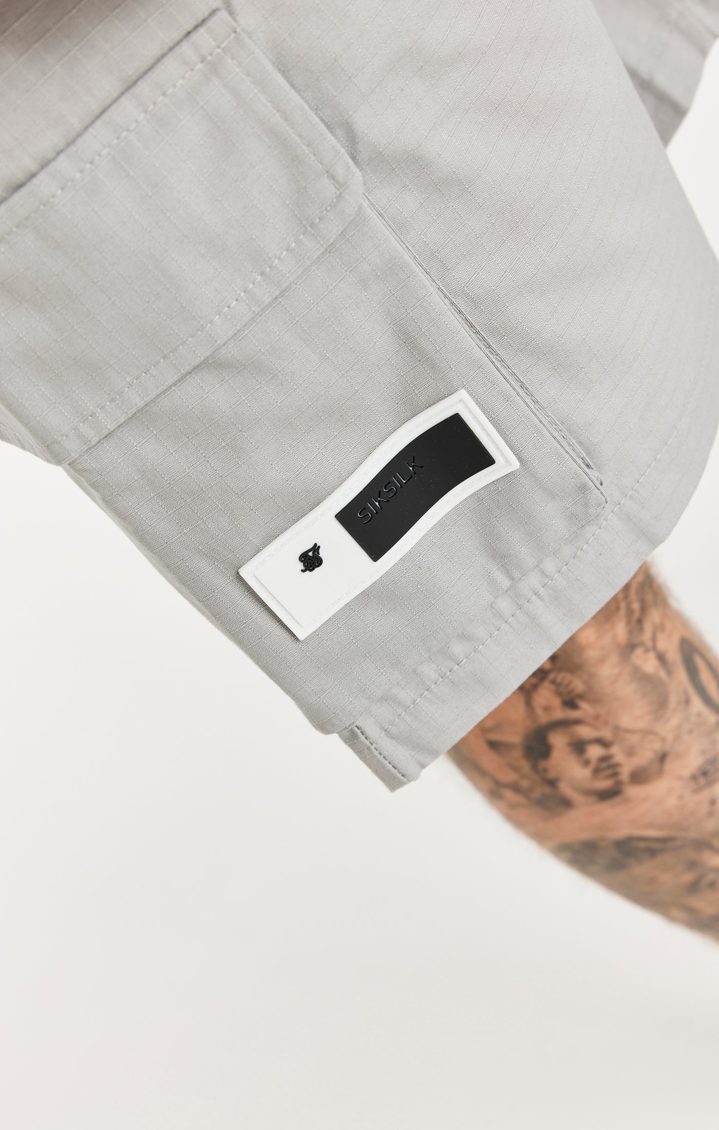 Load image into Gallery viewer, Grey Ripstop Cargo Short (2)