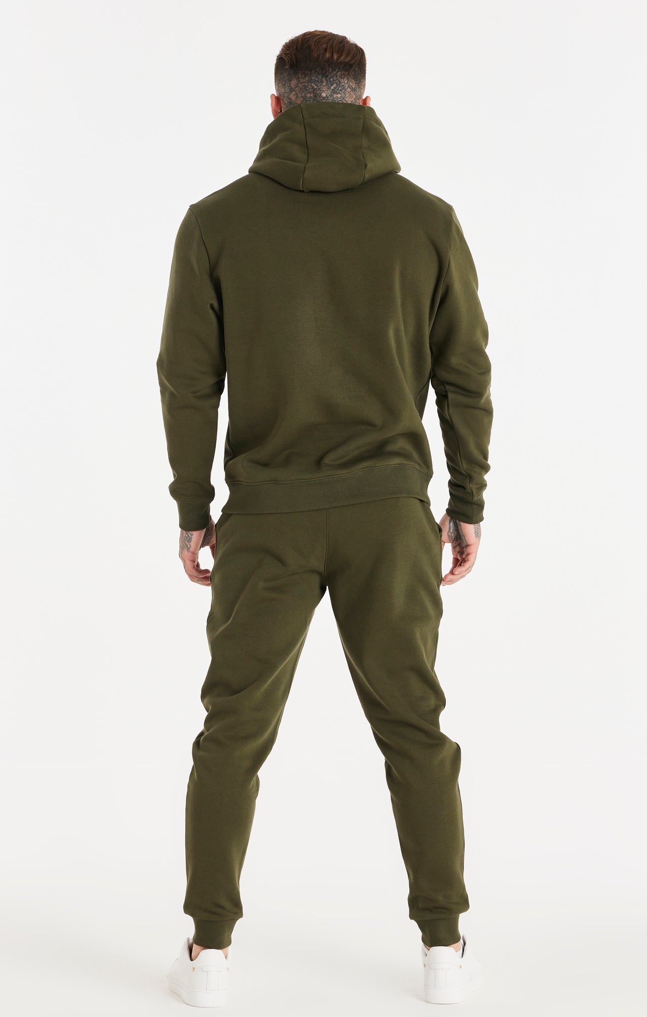 Khaki Essential Fitted Jogger (5)