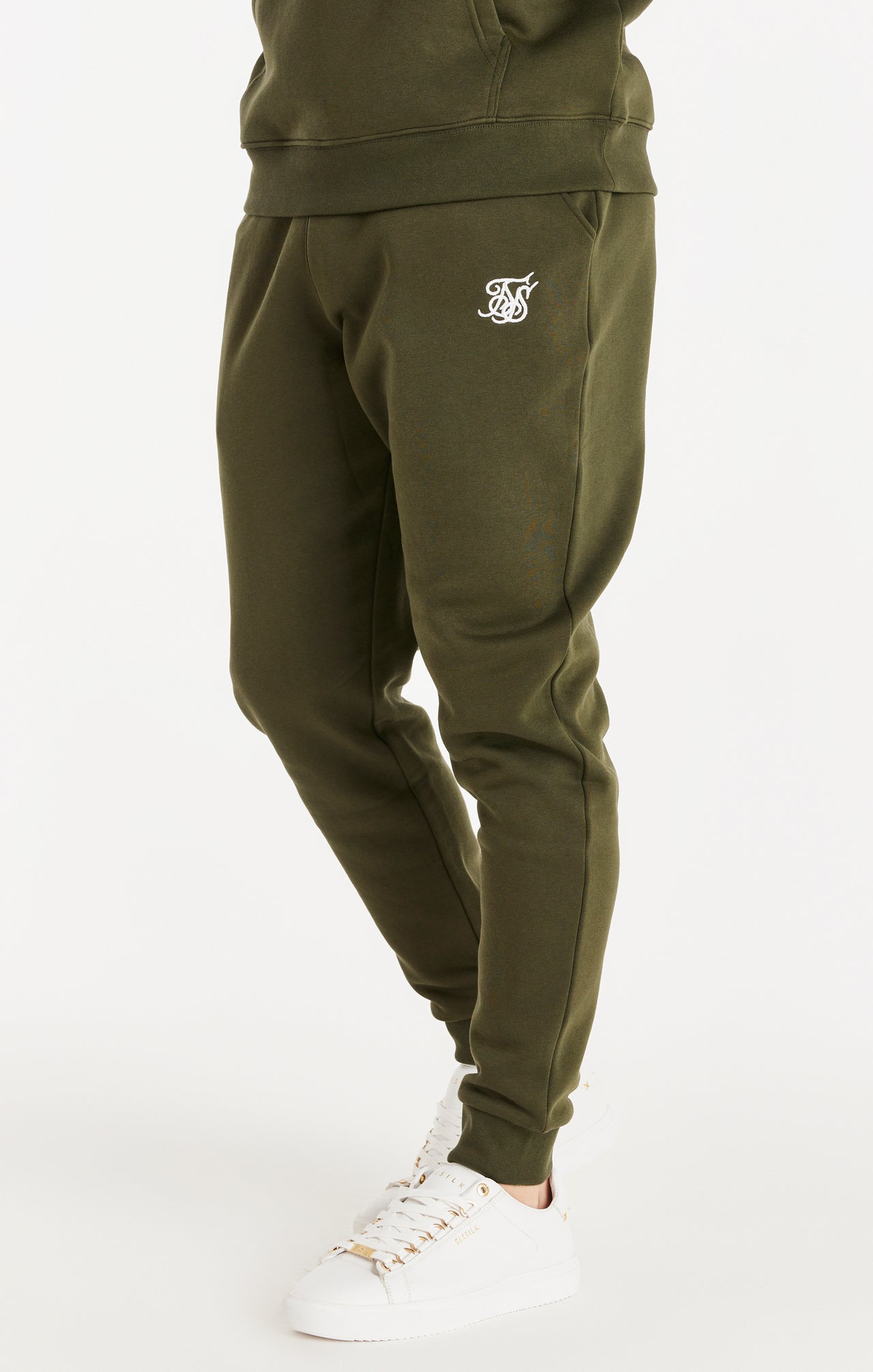 Khaki Essential Fitted Jogger