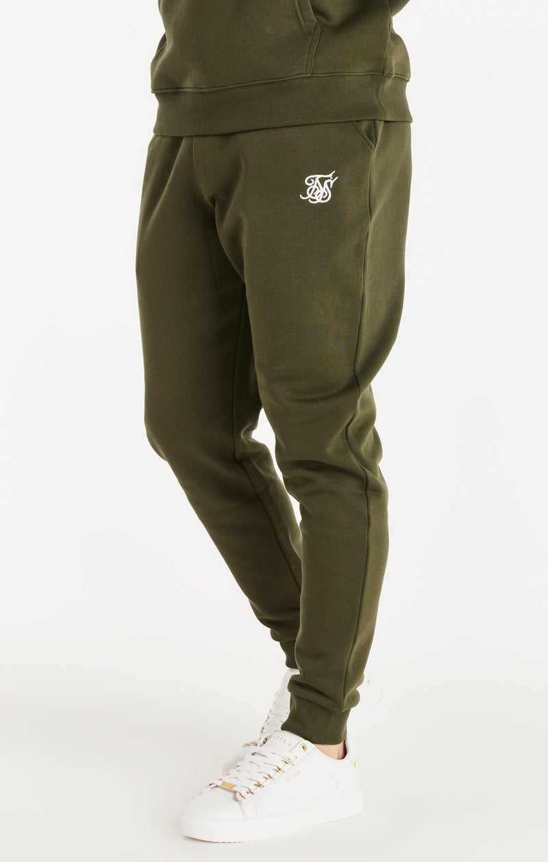 Khaki Essential Fitted Jogger