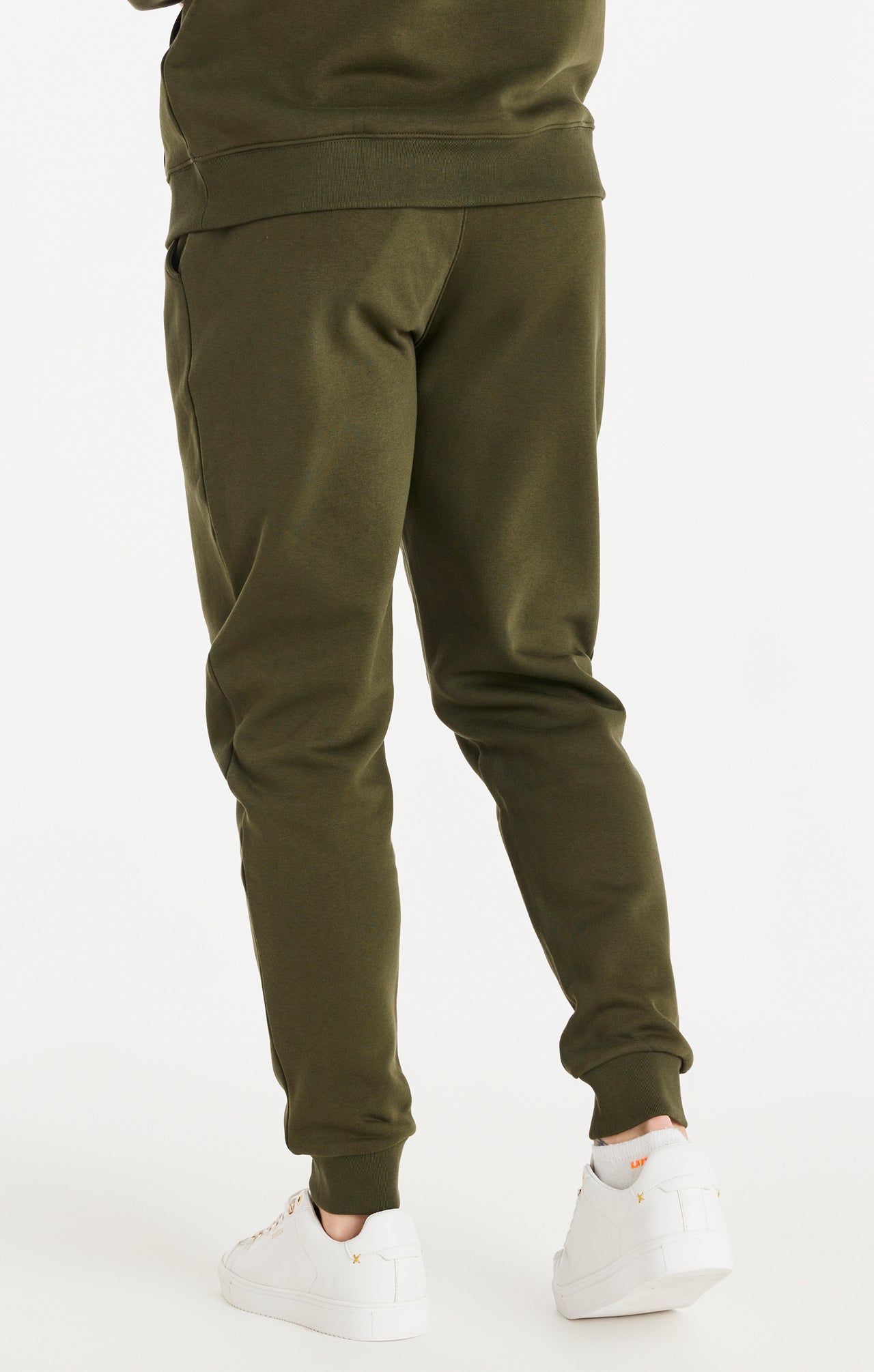 Khaki Essential Fitted Jogger (2)