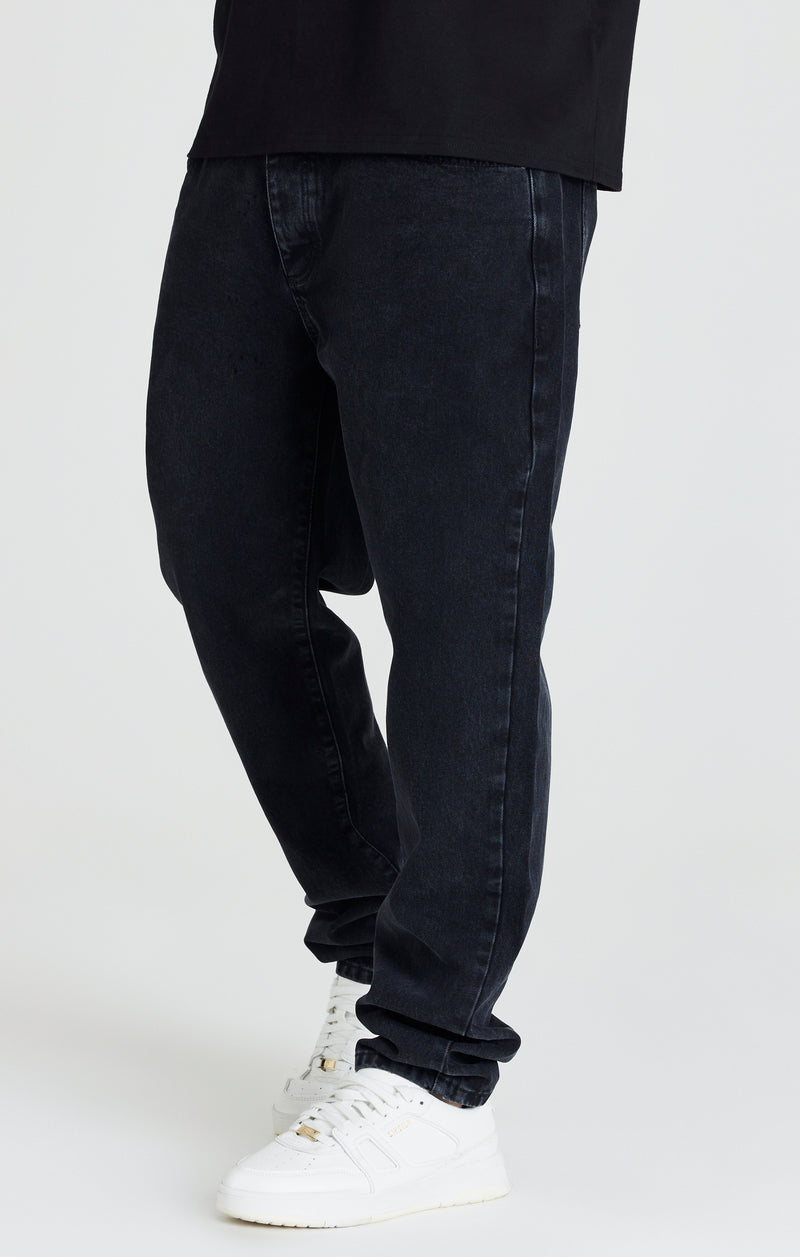 Black Straight Cut Jean