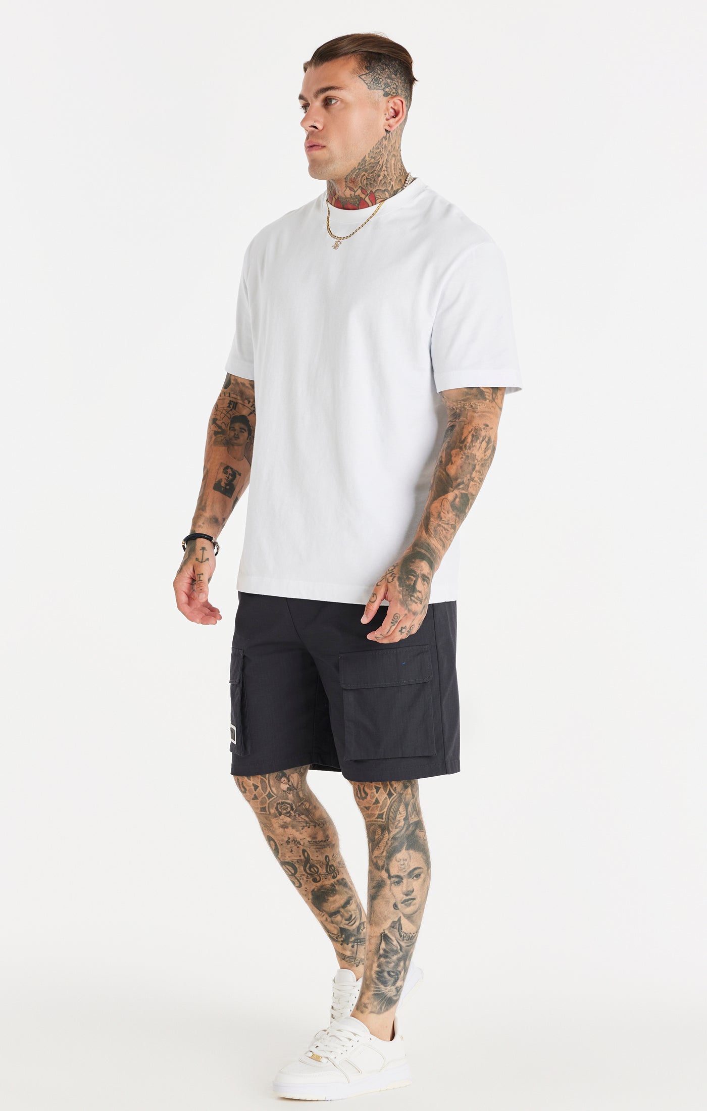 Load image into Gallery viewer, Black Ripstop Cargo Short (3)