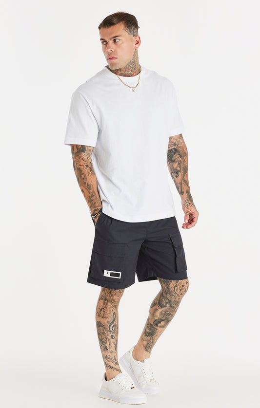 Black Ripstop Cargo Short