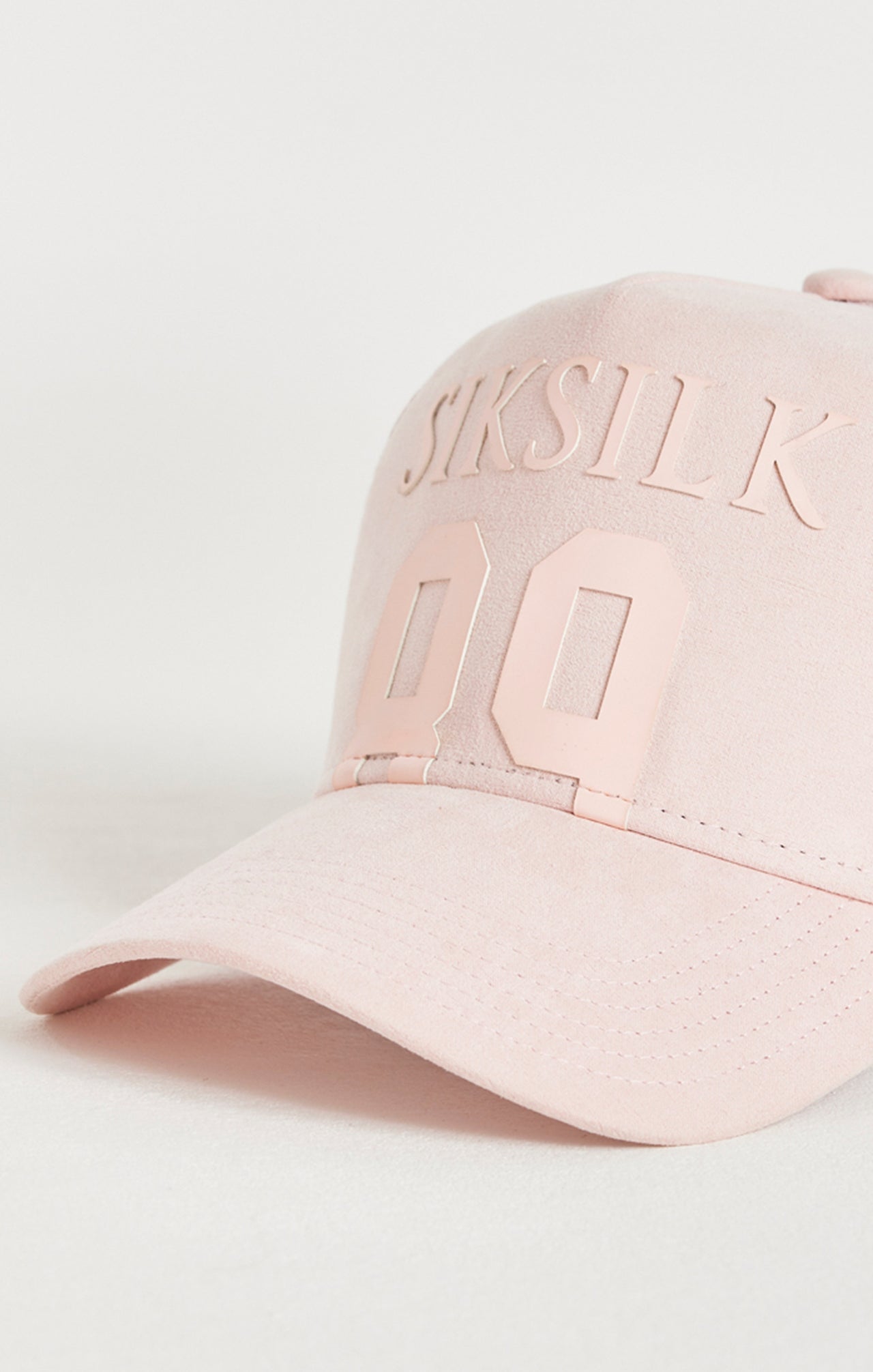 Pink Sueded Mesh 89 Trucker Cap (1)