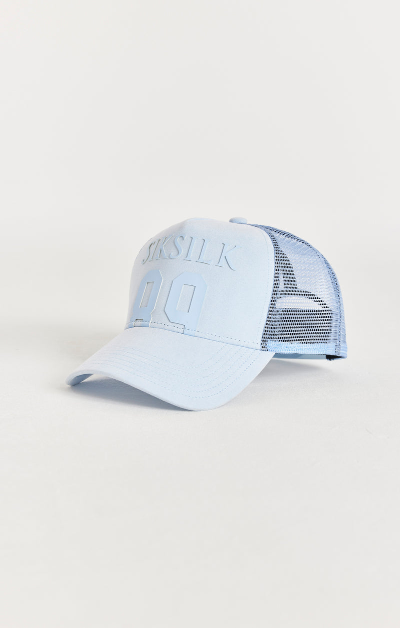 Blue Sueded Mesh 89 Trucker Cap