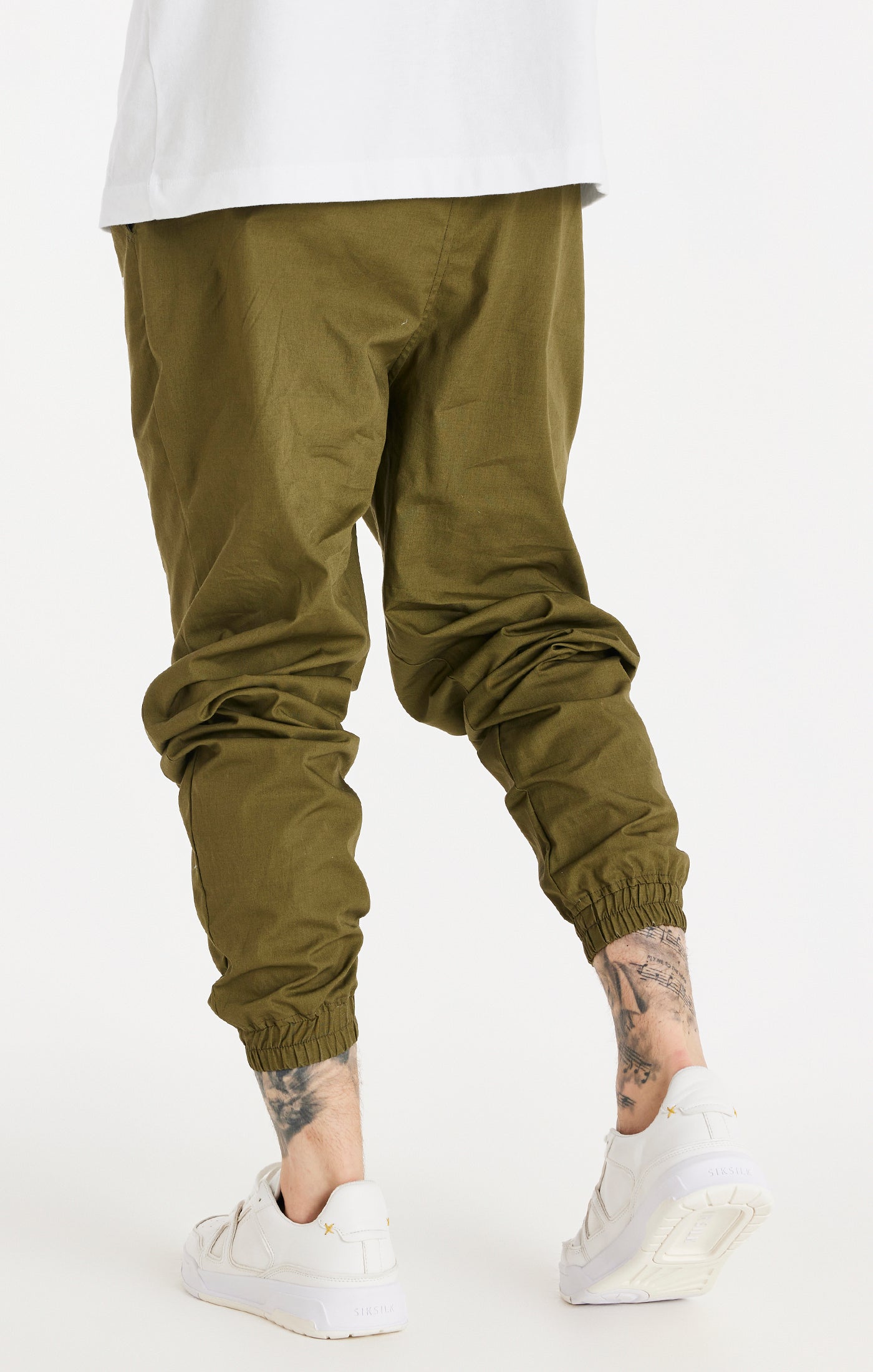 Load image into Gallery viewer, Khaki Essential Relaxed Trousers (2)