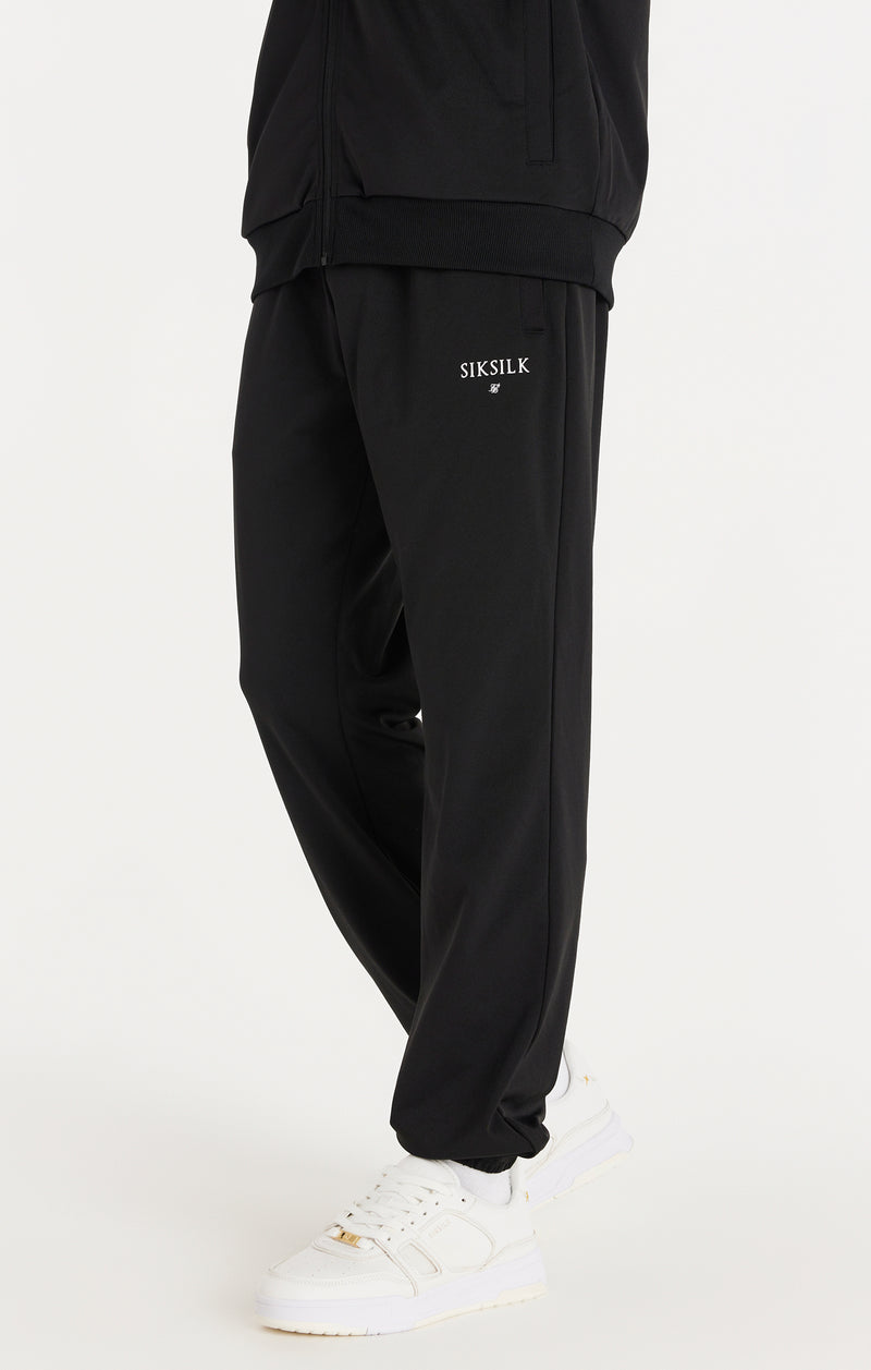 Black Loose Fit Small Cuff Trousers
