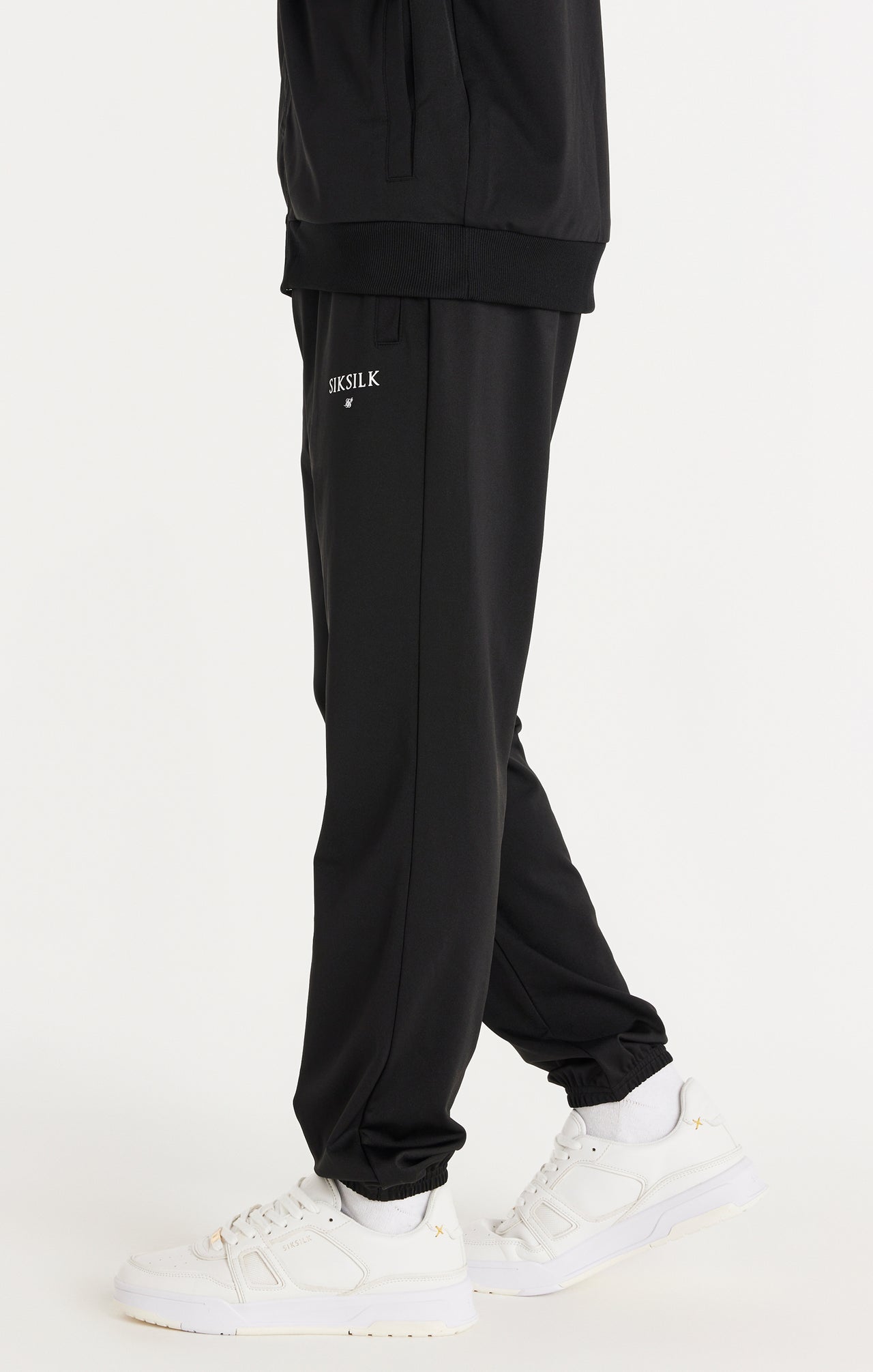 Black Loose Fit Small Cuff Trousers (1)