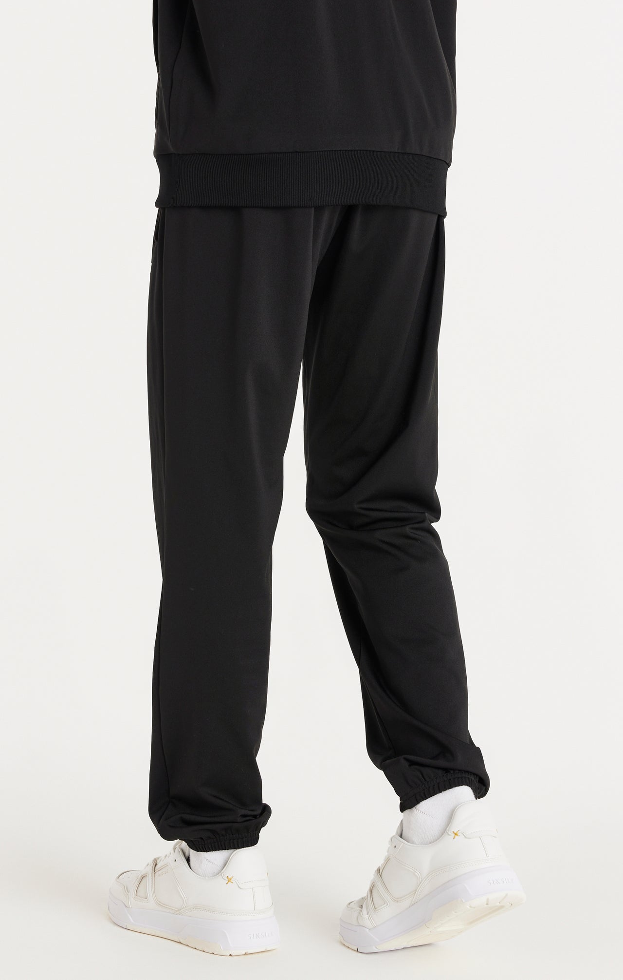 Black Loose Fit Small Cuff Trousers (2)