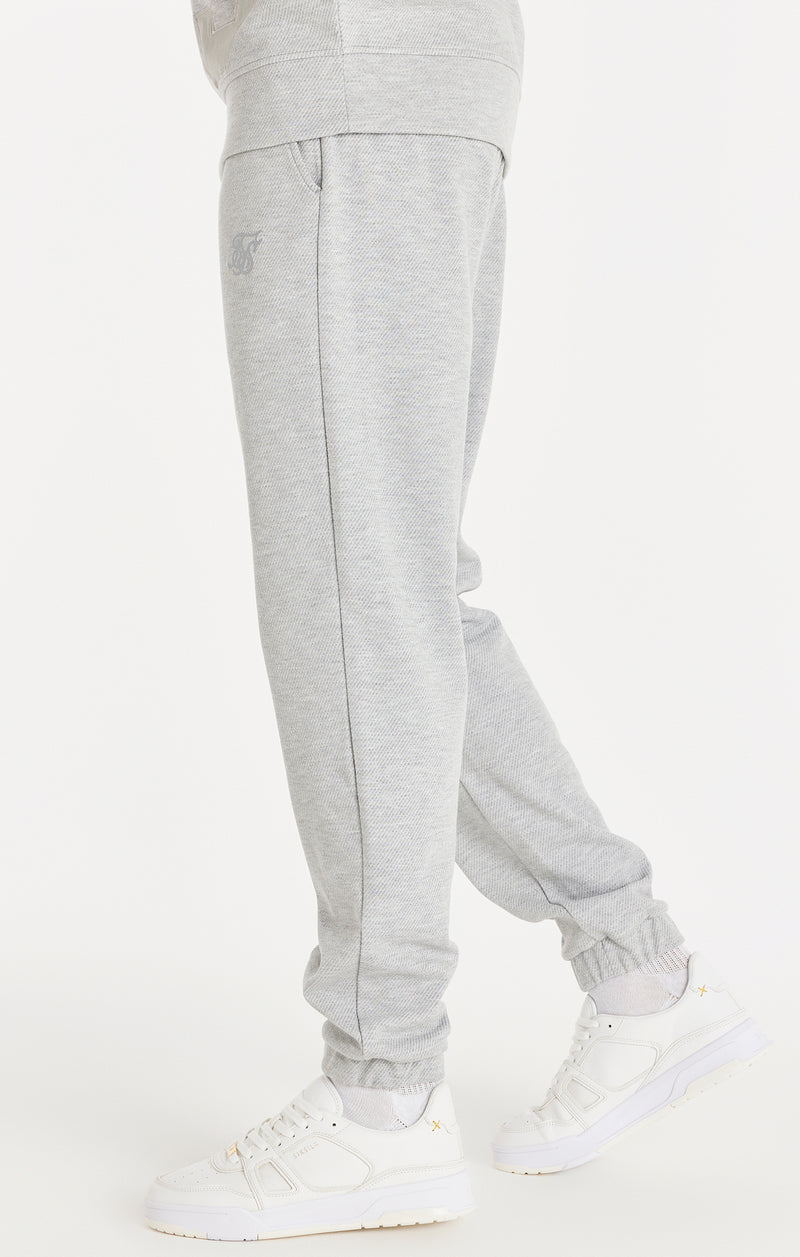 Grey Marl Textured Relaxed Jogger (1)