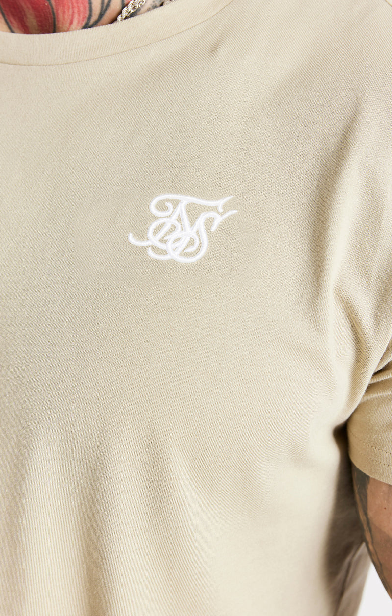 Beige Muscle Fit T-Shirt (1)