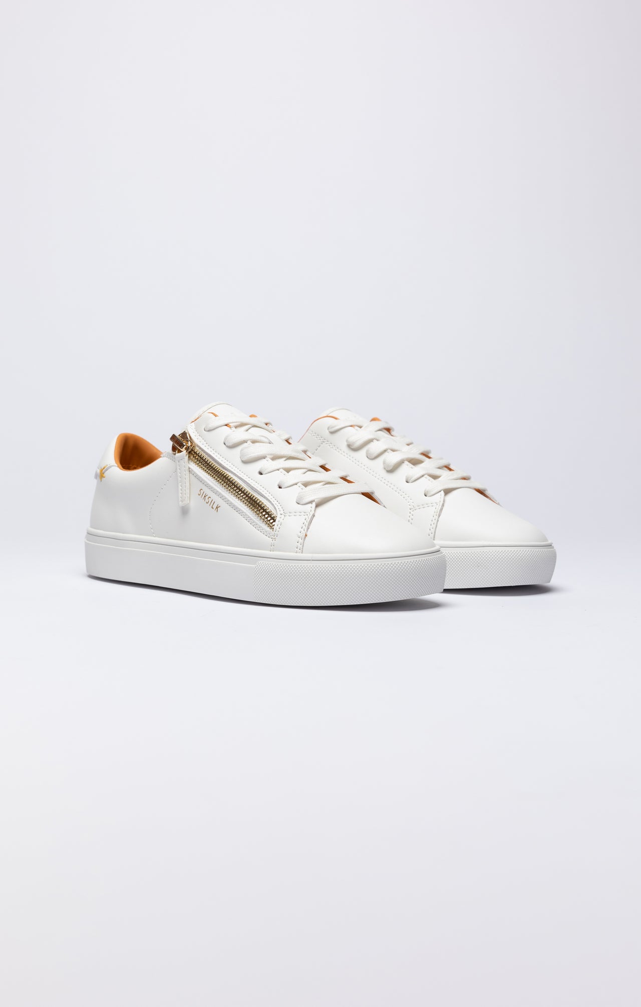 White Classic Trainer With Functional Zip (3)