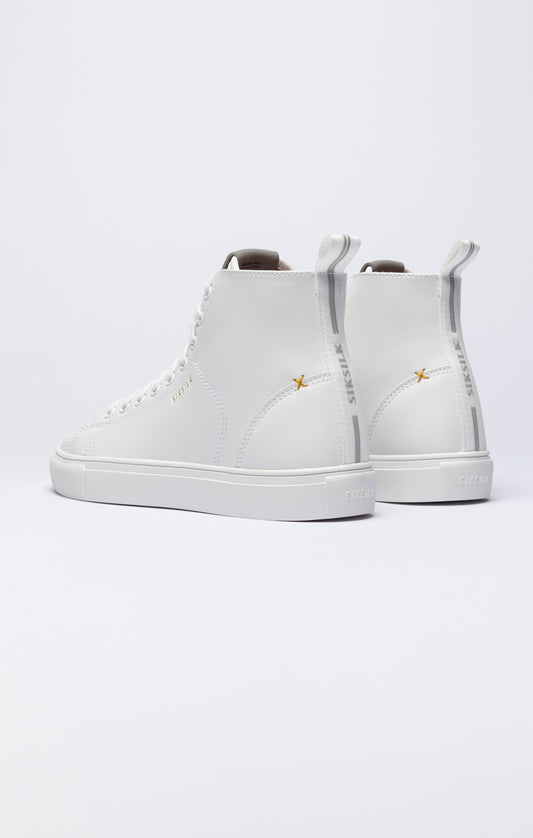 White Classic High-Top Trainer