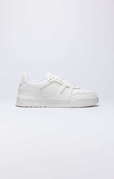 Siksilk court lauda trainers in white with black and orange detailing