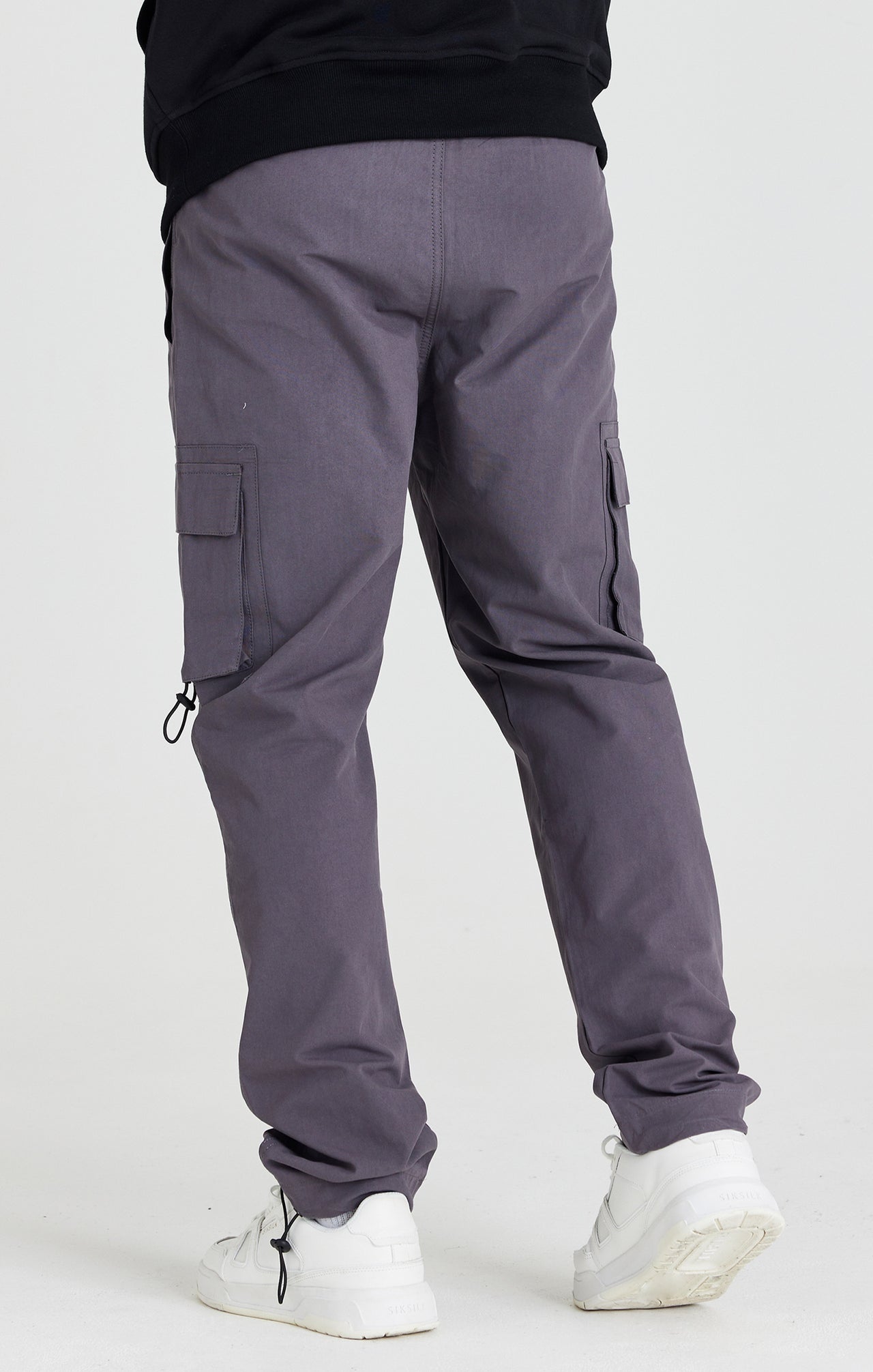 Grey Relaxed Cuff Cargo Pant (2)