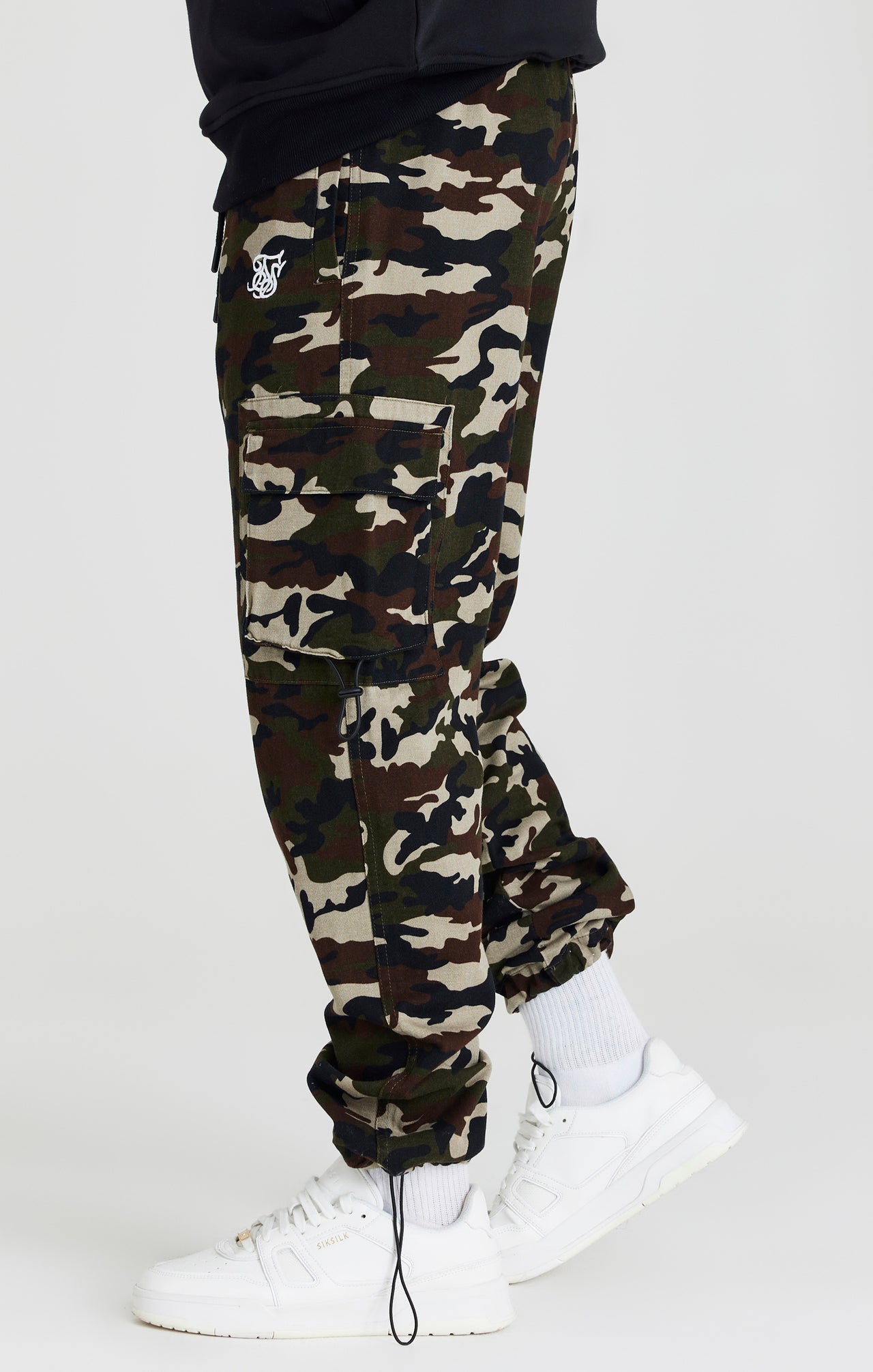 Green Camo Relaxed Cuff Cargo Pant (1)