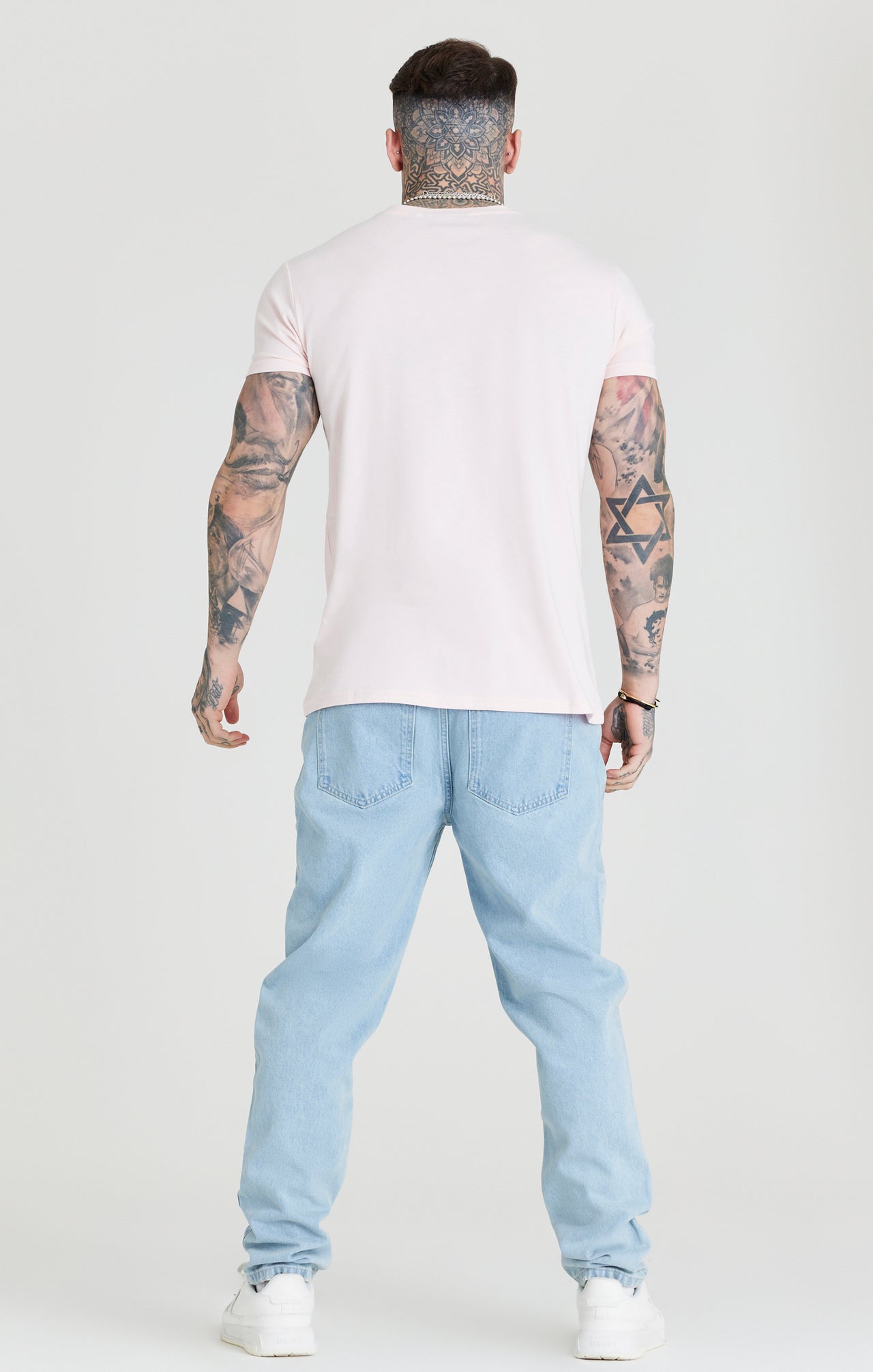 Pink Varsity Boxy Fit T-Shirt (4)