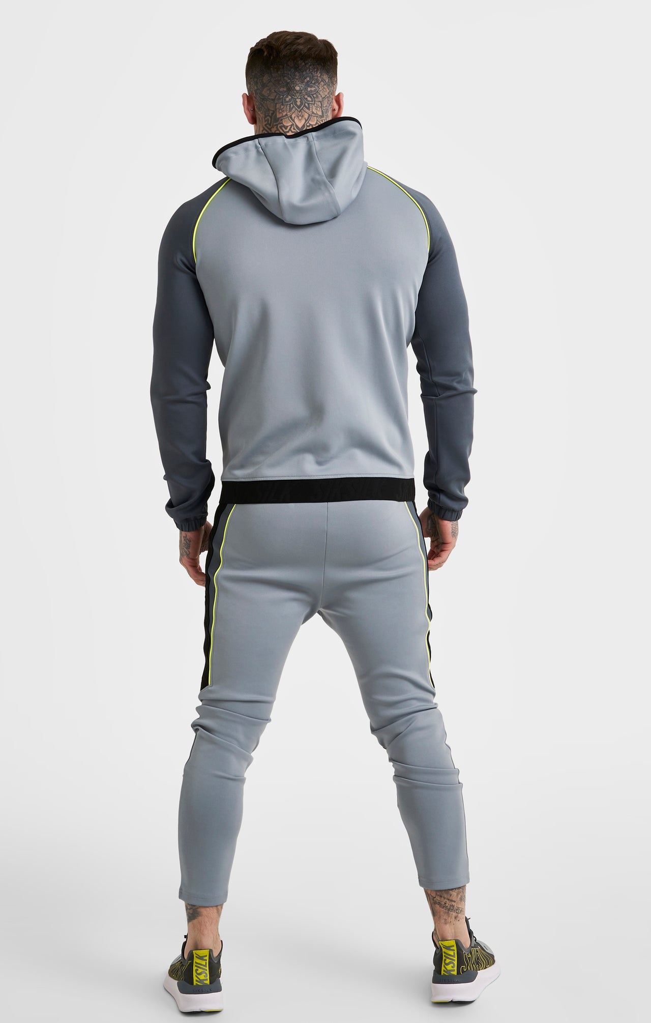 Grey Sports Poly Zip Thru Jacket (3)