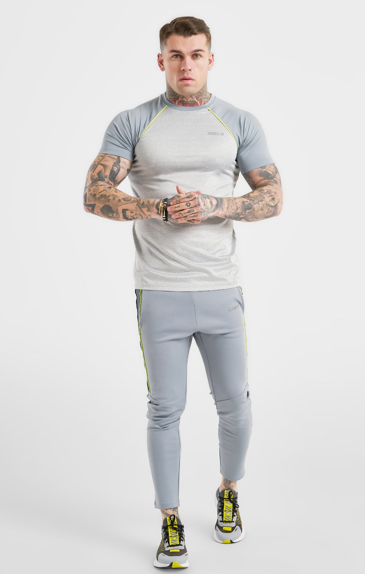 Grey Sports Poly Track Pant (2)