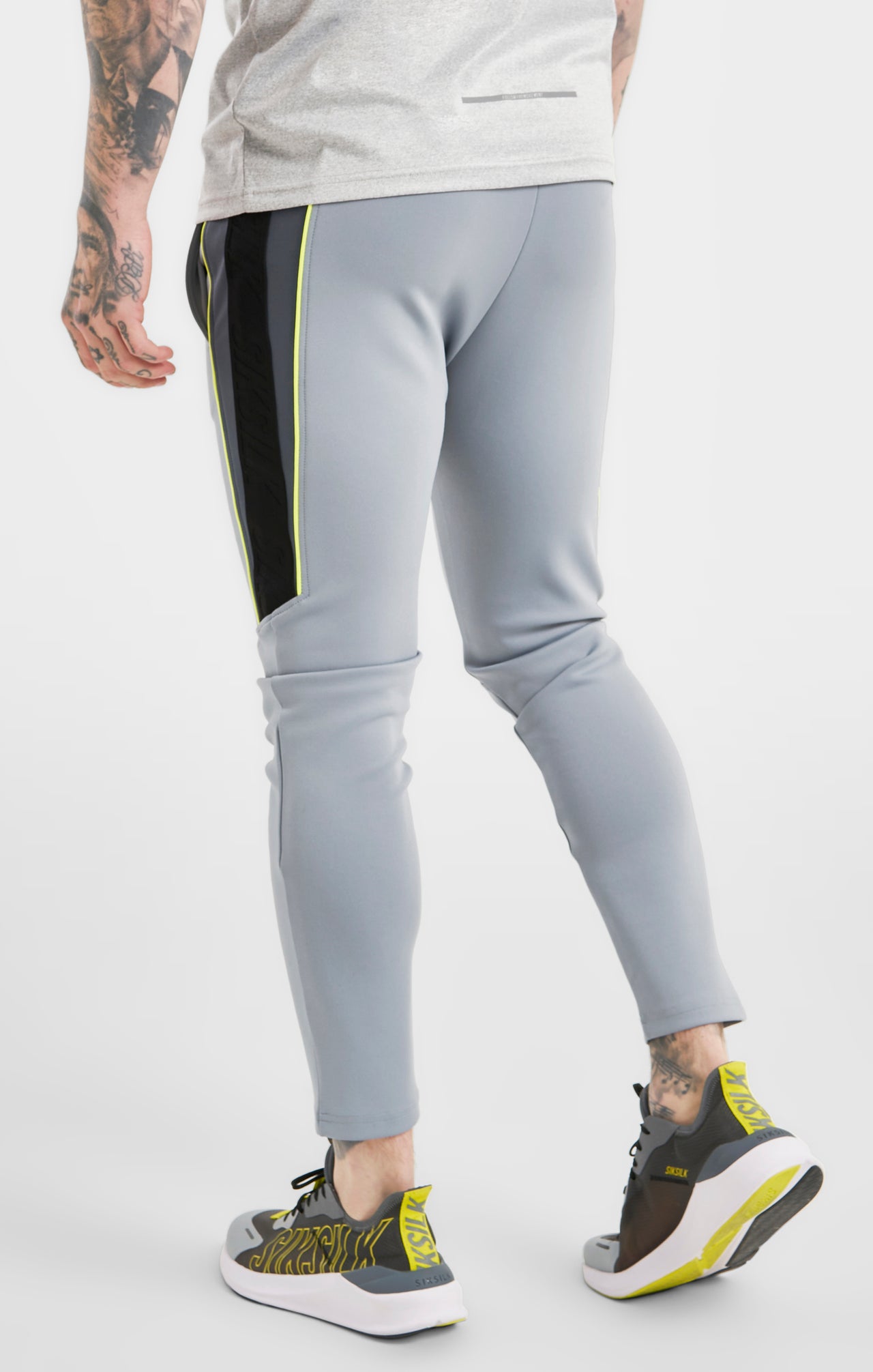 Grey Sports Poly Track Pant (3)