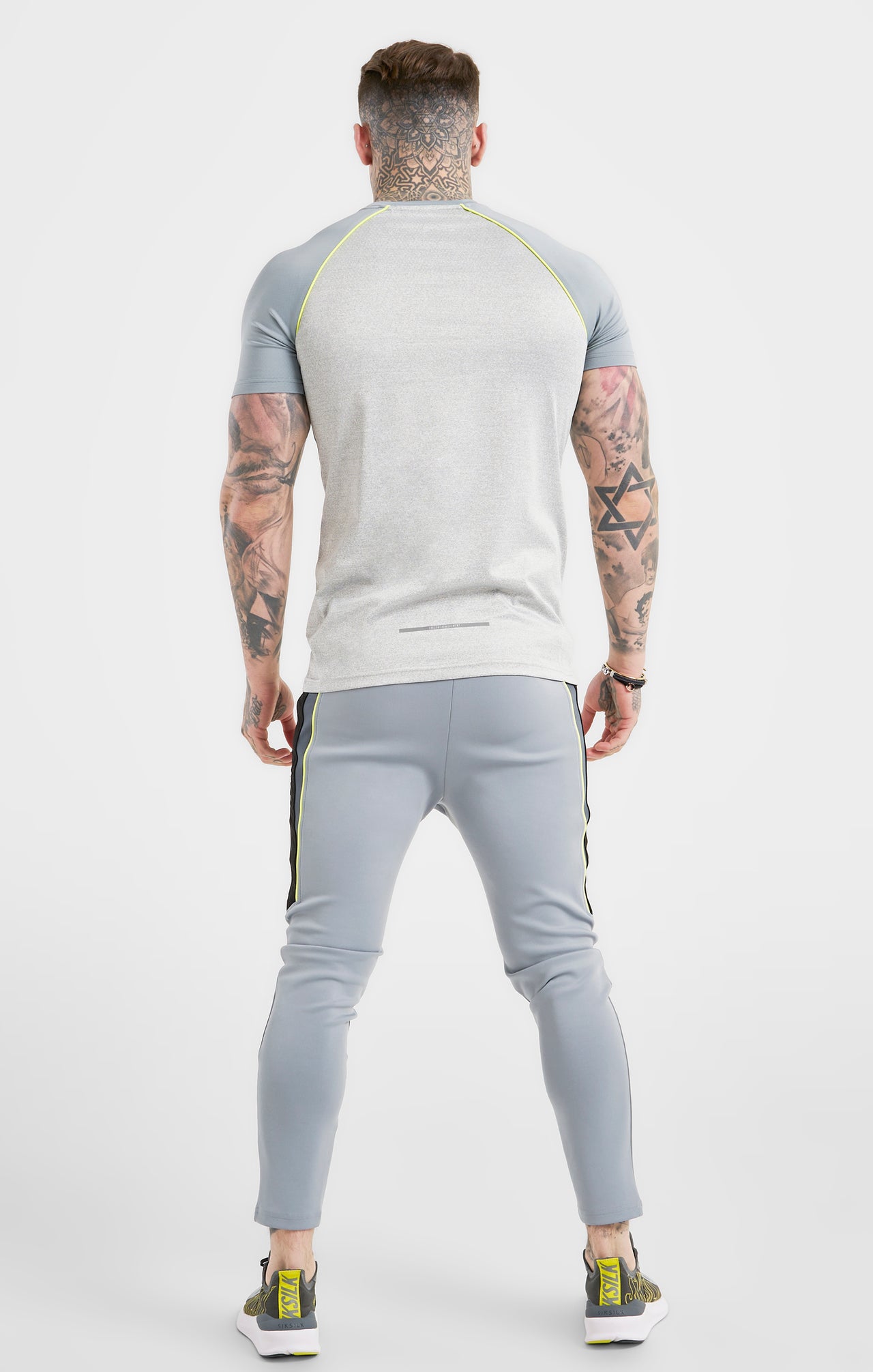 Grey Sports Poly Track Pant (4)