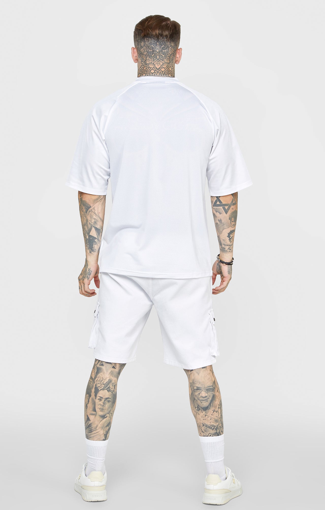 White Retro Oversized T-Shirt (4)