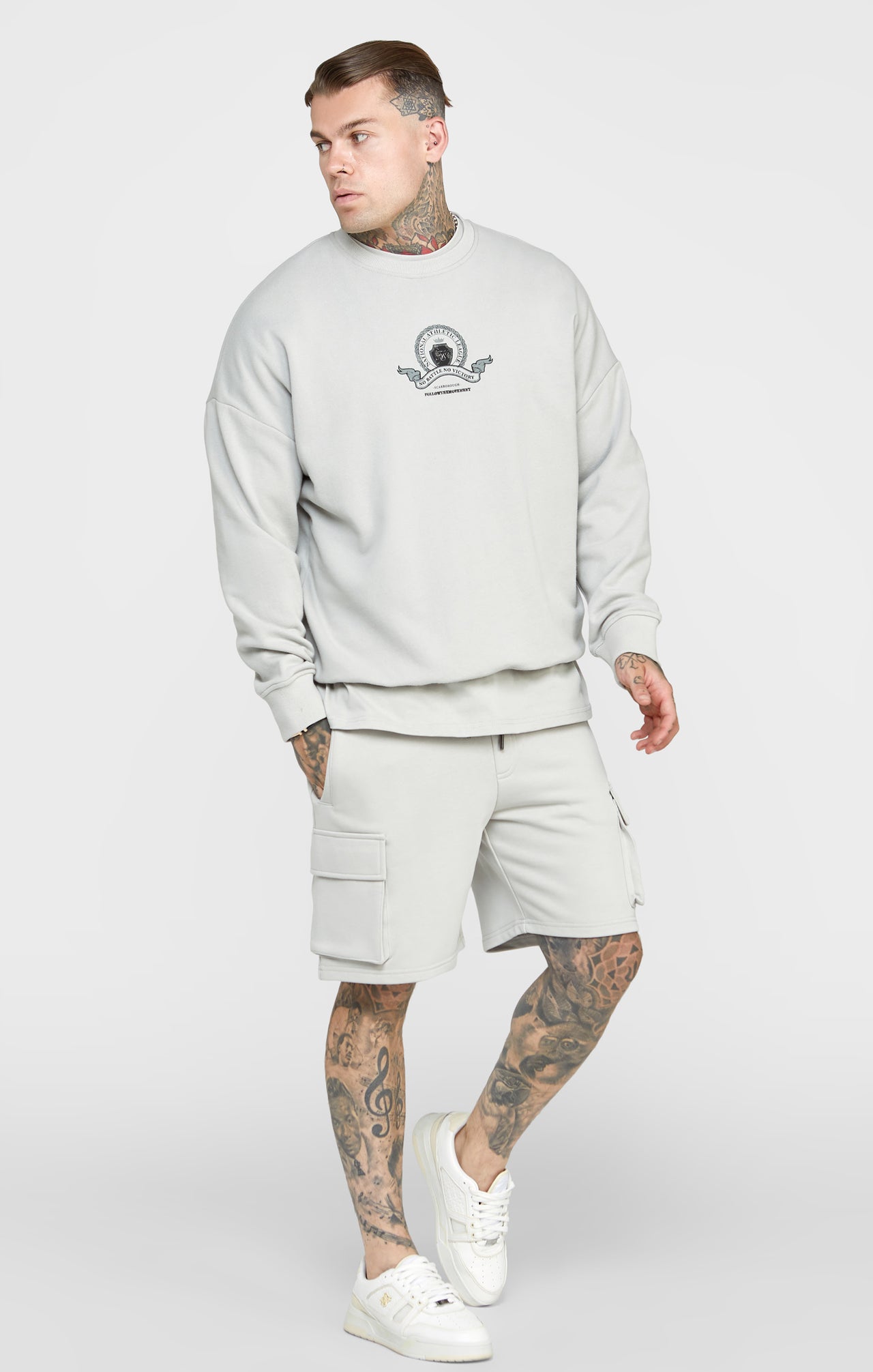 Grey Varsity Sweatshirt (3)
