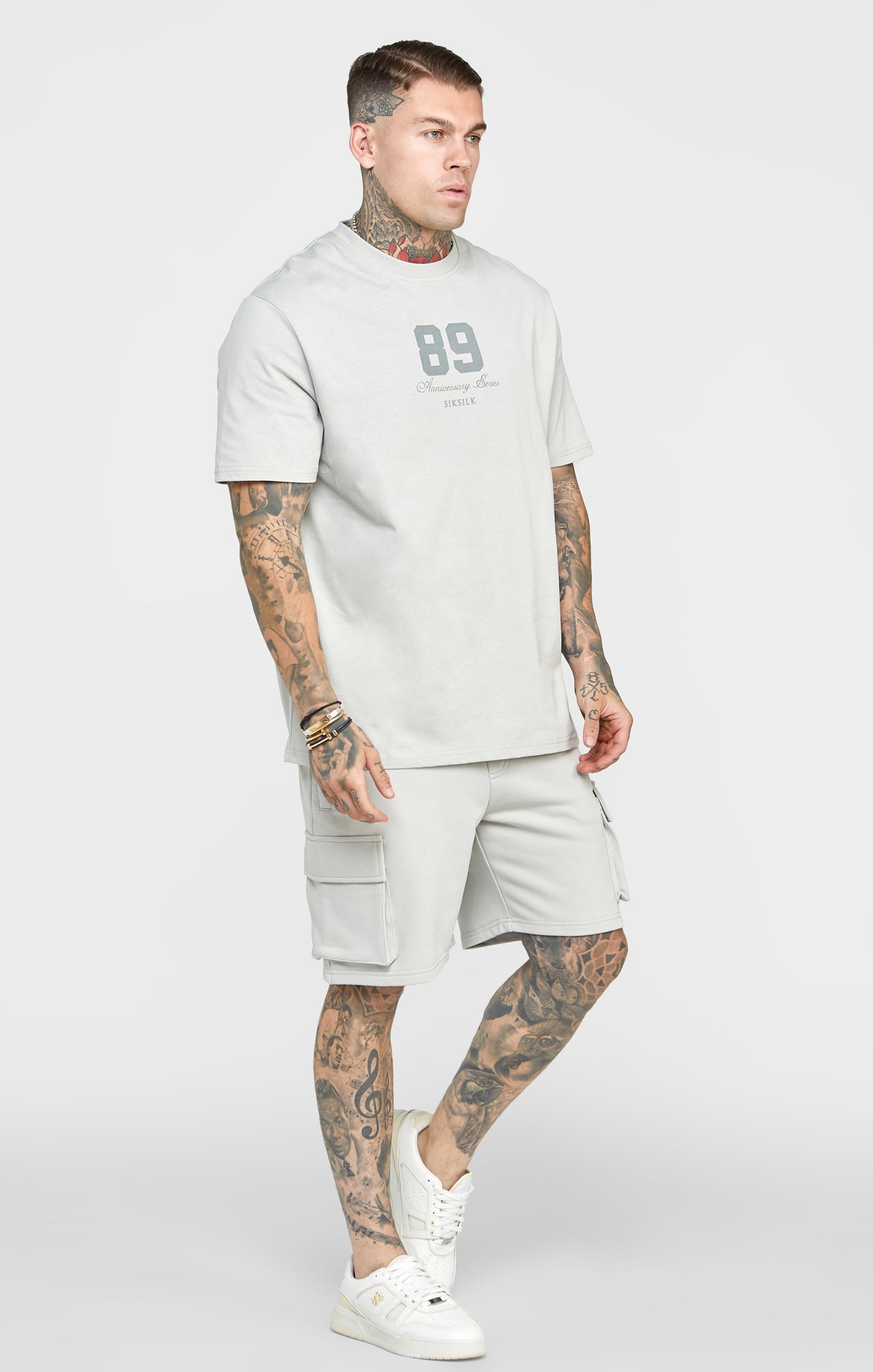 Grey Varsity Oversized T-Shirt (3)