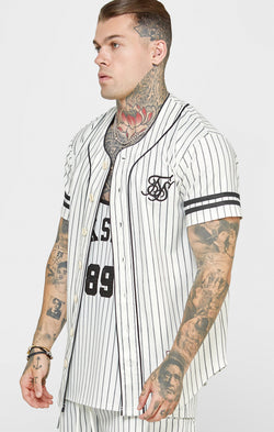 Jersey de béisbol SikSilk Retro Elite - Negro