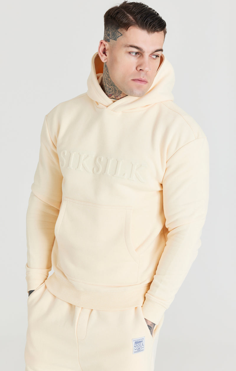 Ecru Foundation Embossed Hoodie (1)