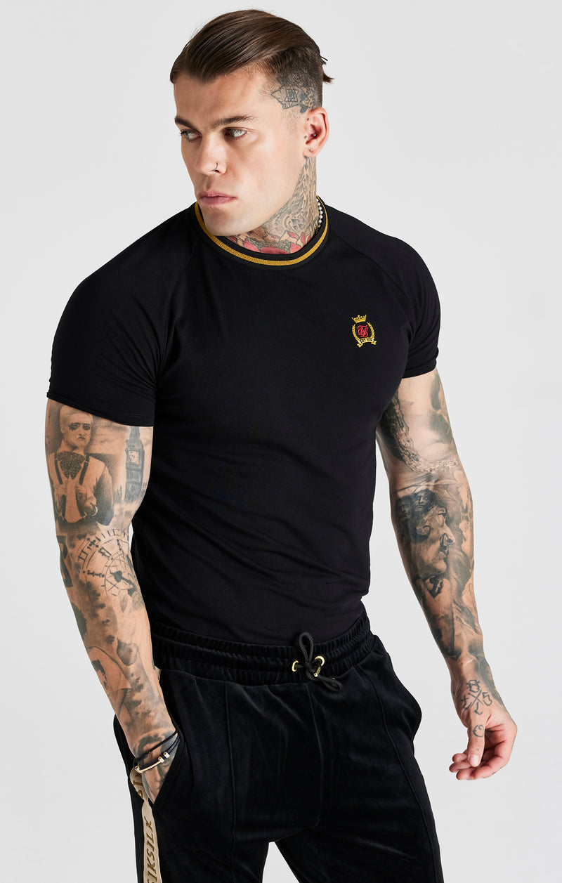 Black Crest Muscle Fit T-Shirt