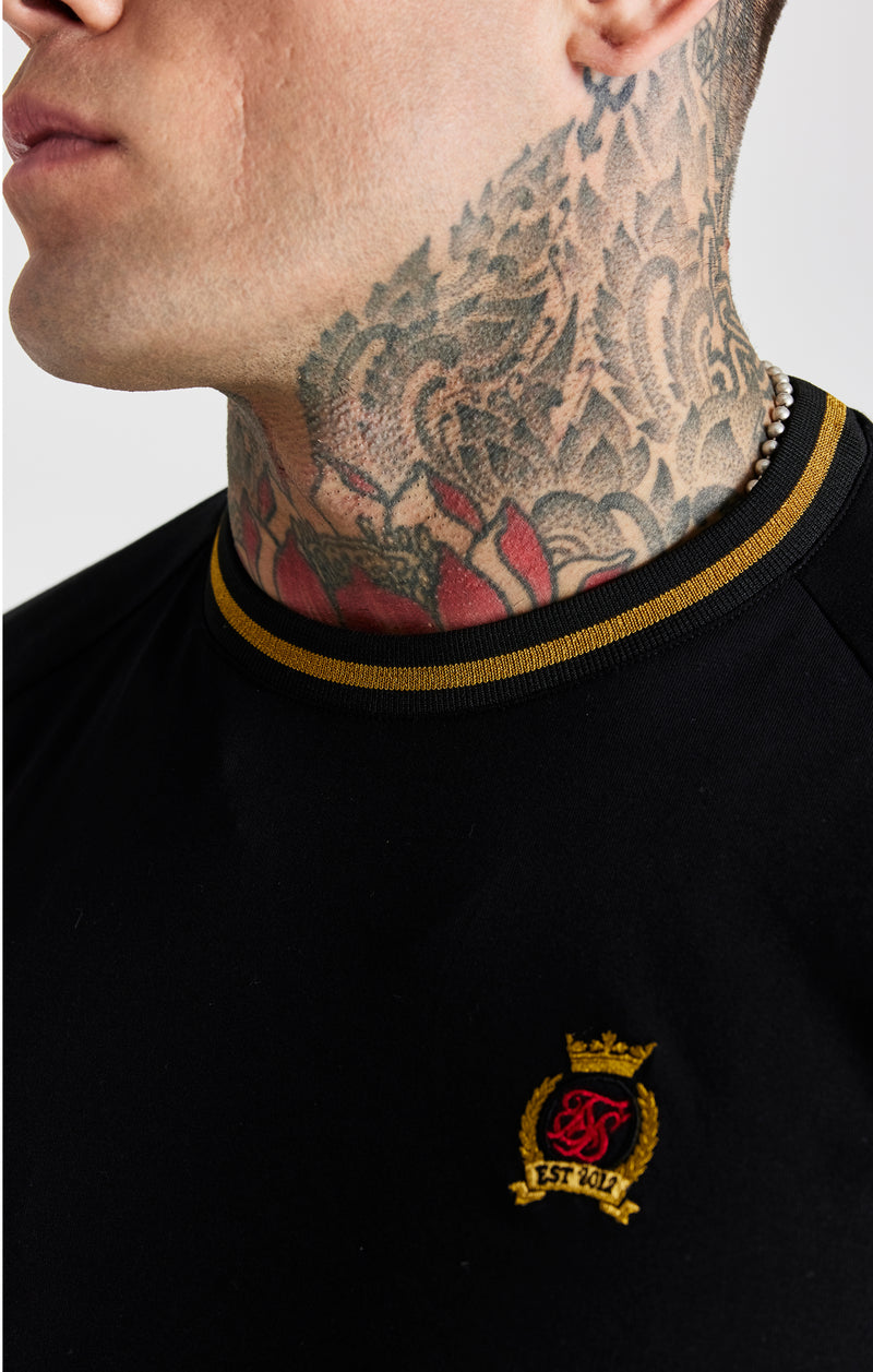 Black Crest Muscle Fit T-Shirt (1)