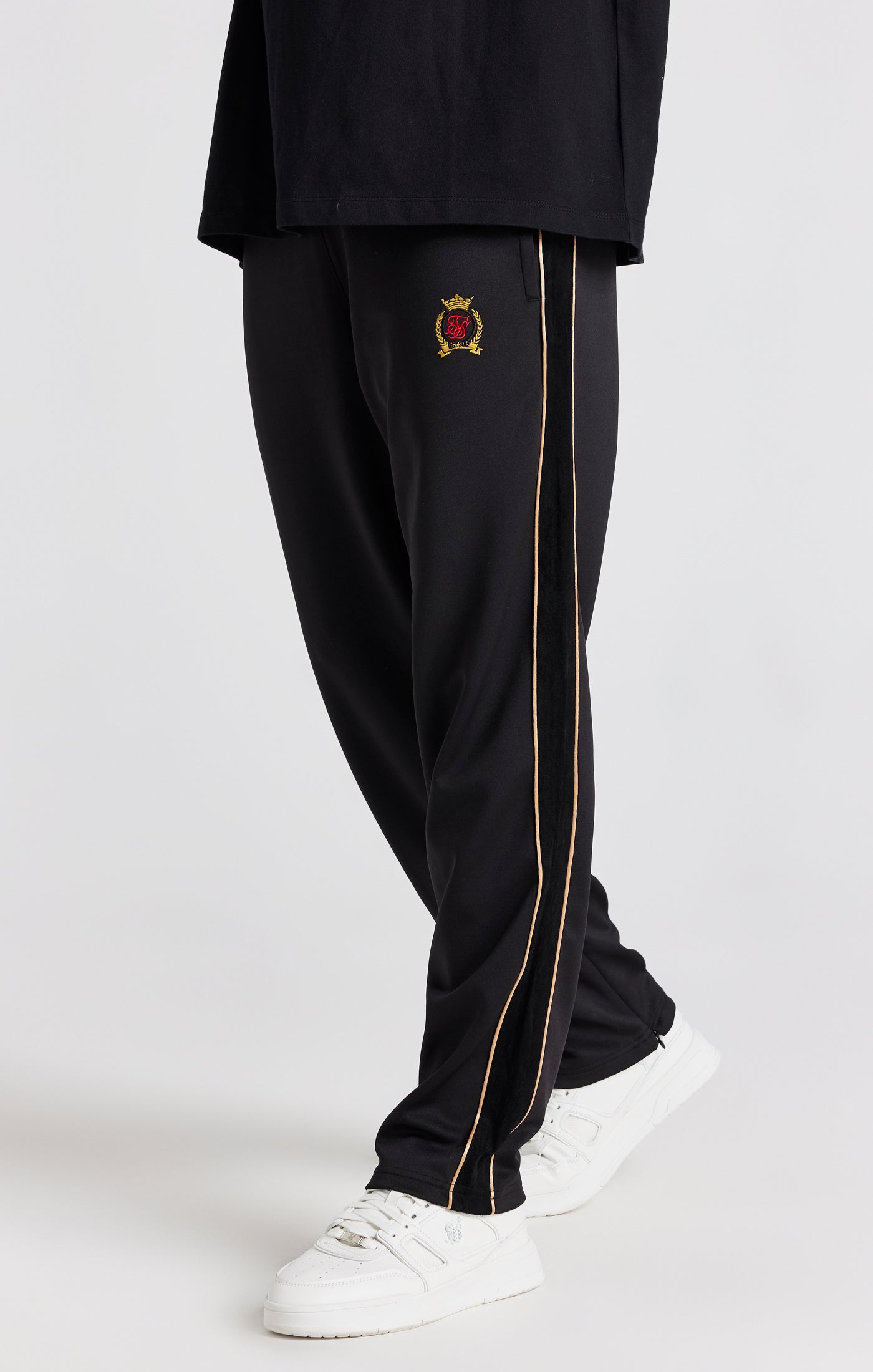 Loose Fit Elasticated hems Track Pants | Black | ONLY®