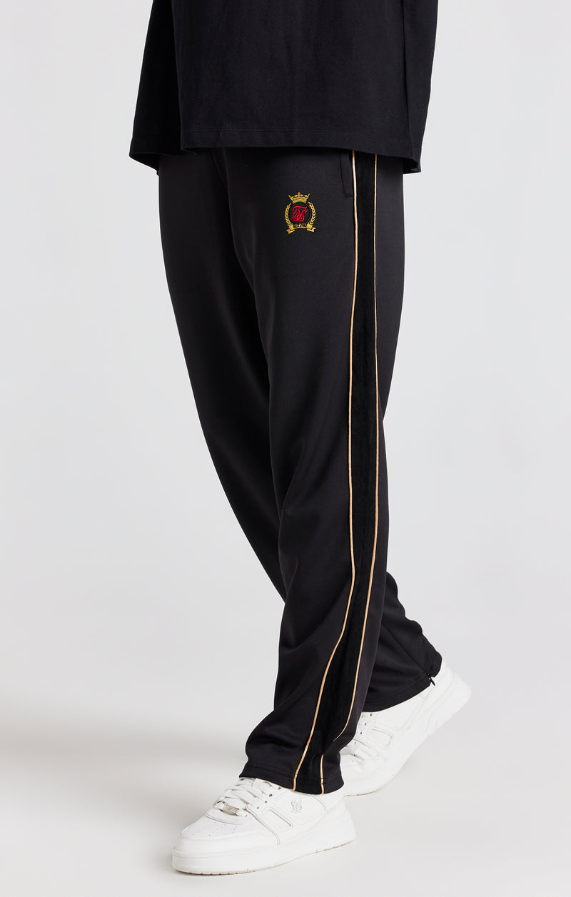 Black Crest Loose Fit Track Pant