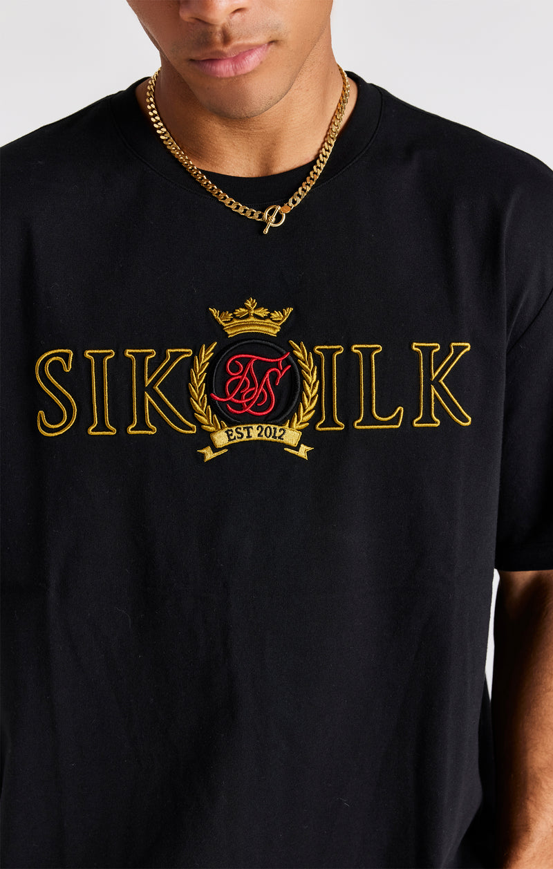 Black Crest Oversized T-Shirt (1)