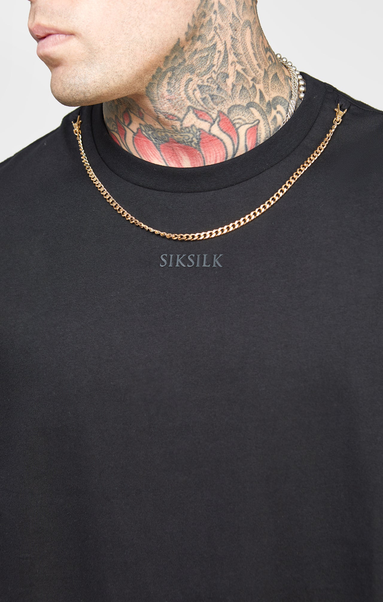 Black Chain Oversized T-Shirt (1)
