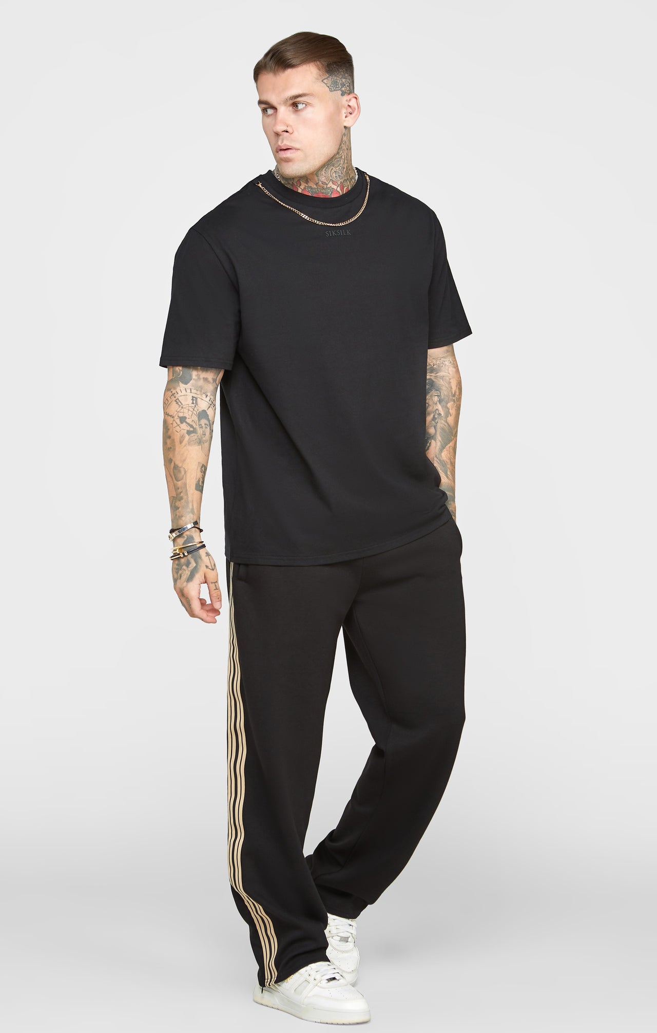 Black Chain Oversized T-Shirt (3)