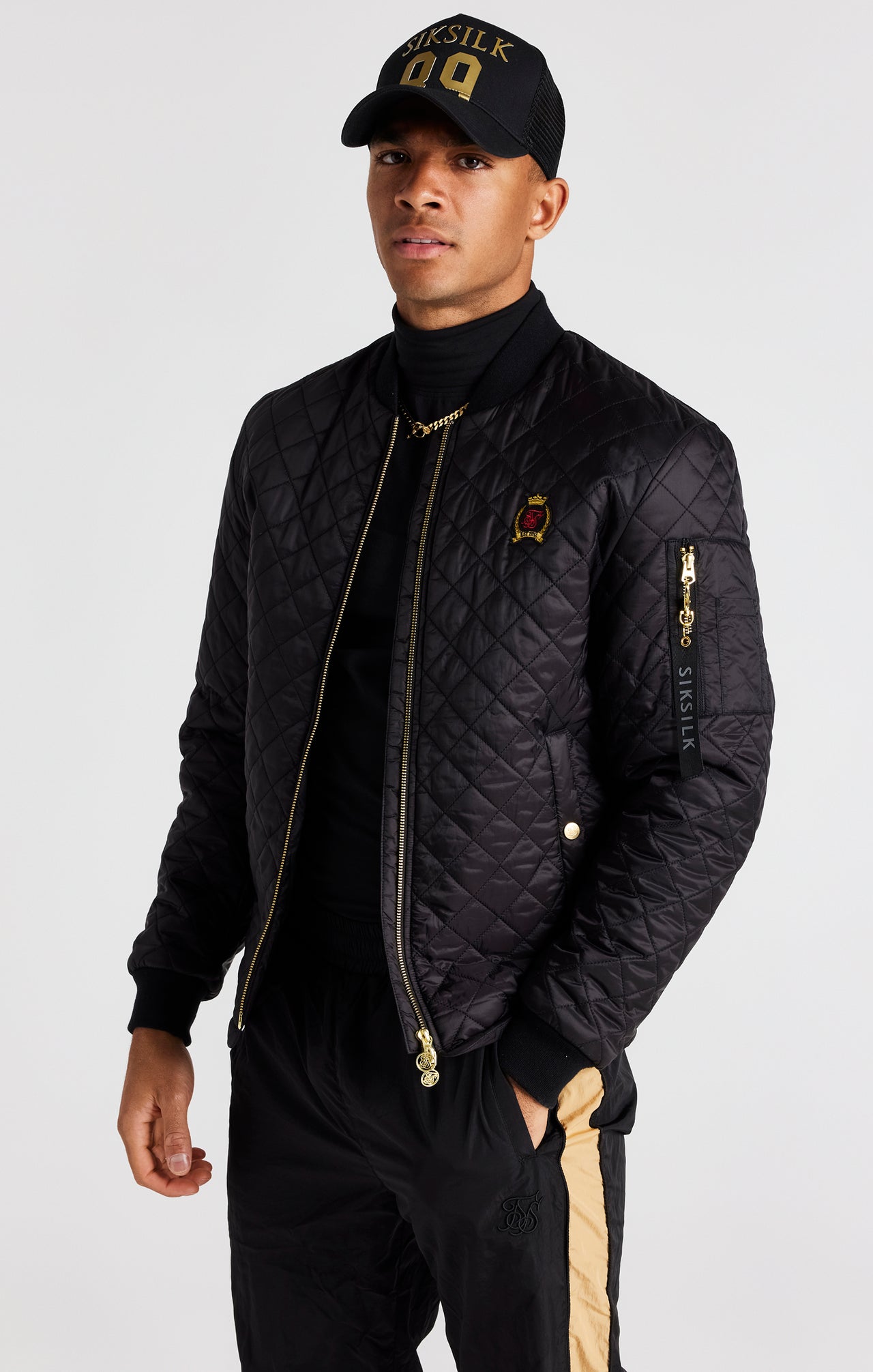 Black Quilted Jacket (1)
