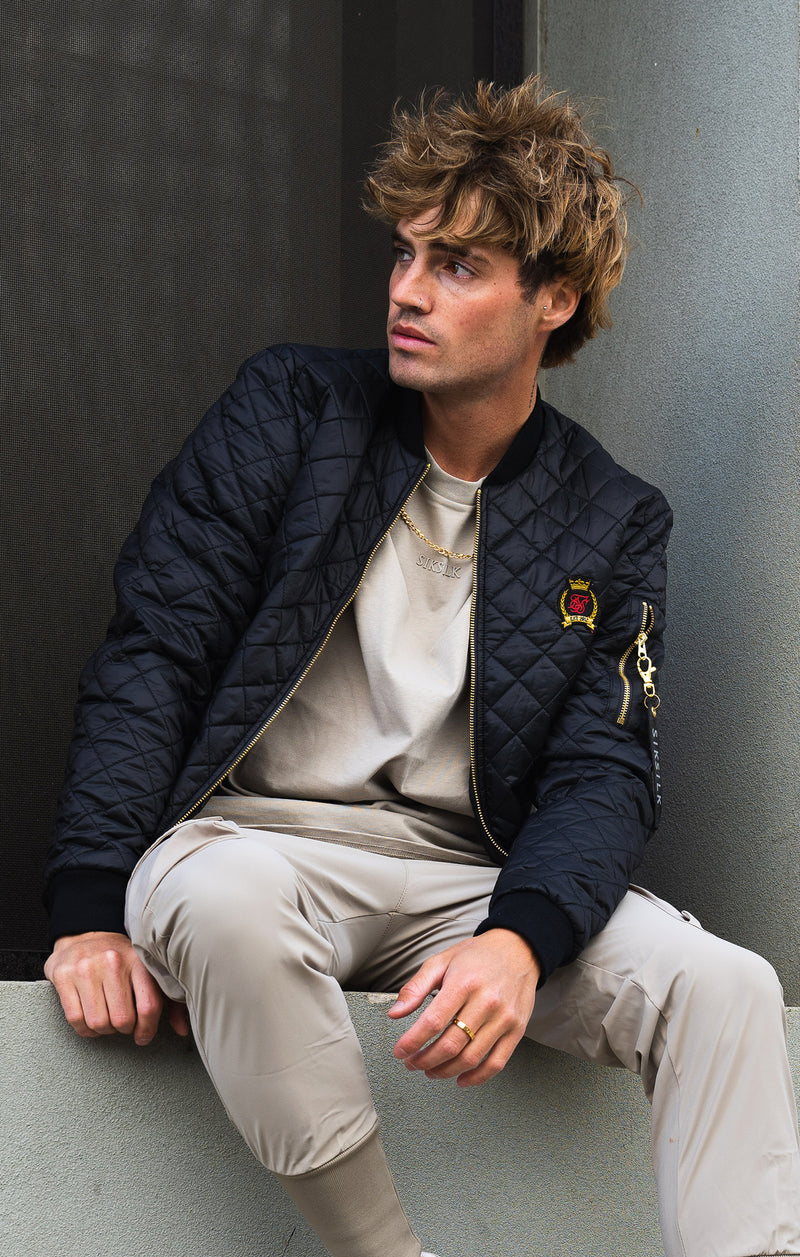 Black Quilted Jacket