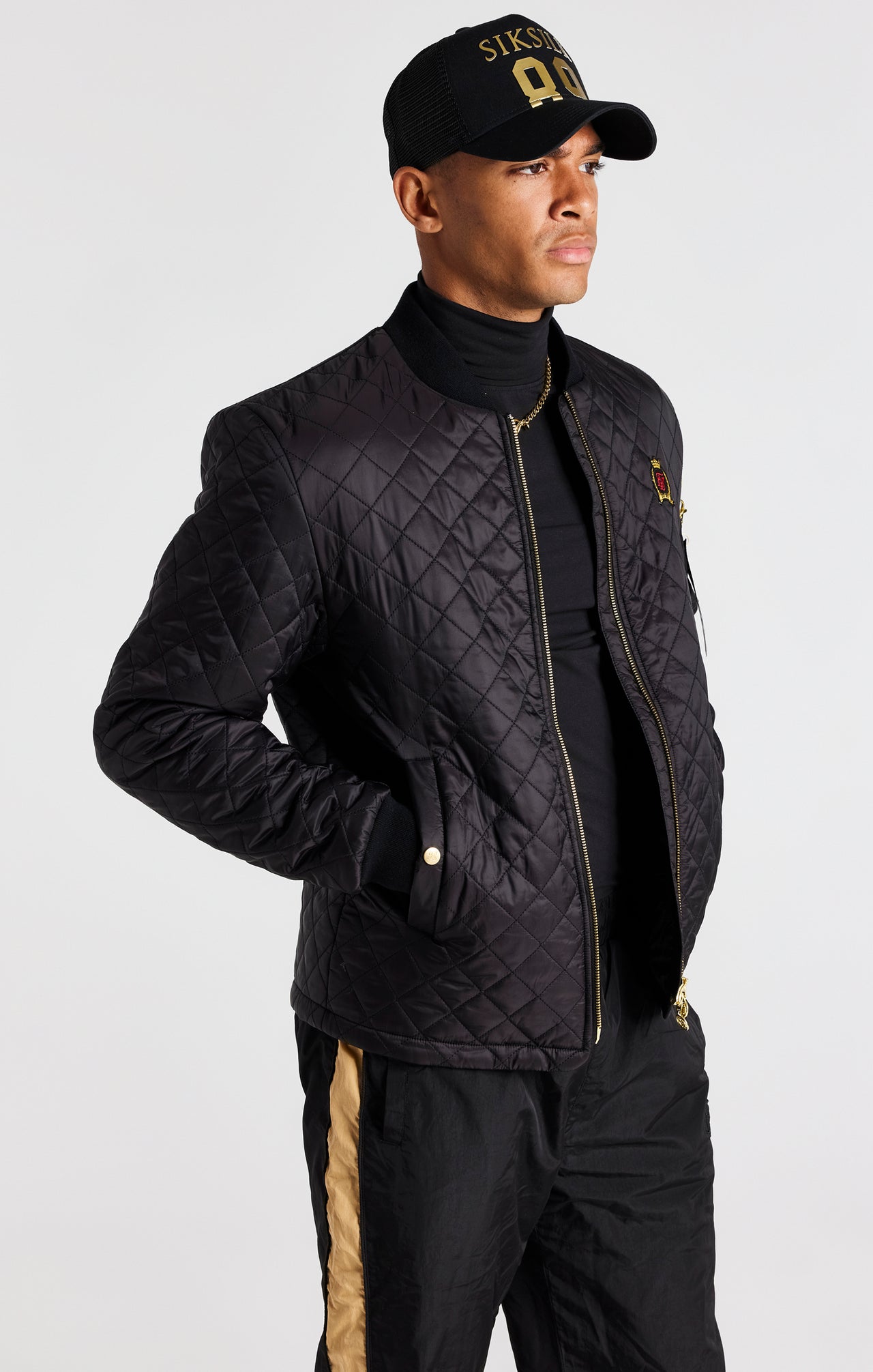 Black Quilted Jacket (10)
