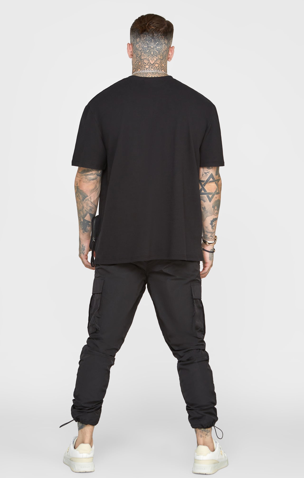 Black Pocket Oversized T-Shirt (4)