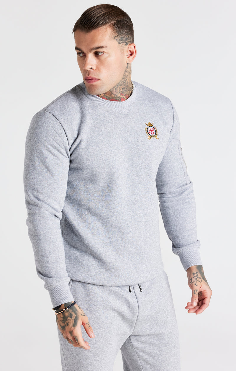 Grey Fleece Sweatshirt