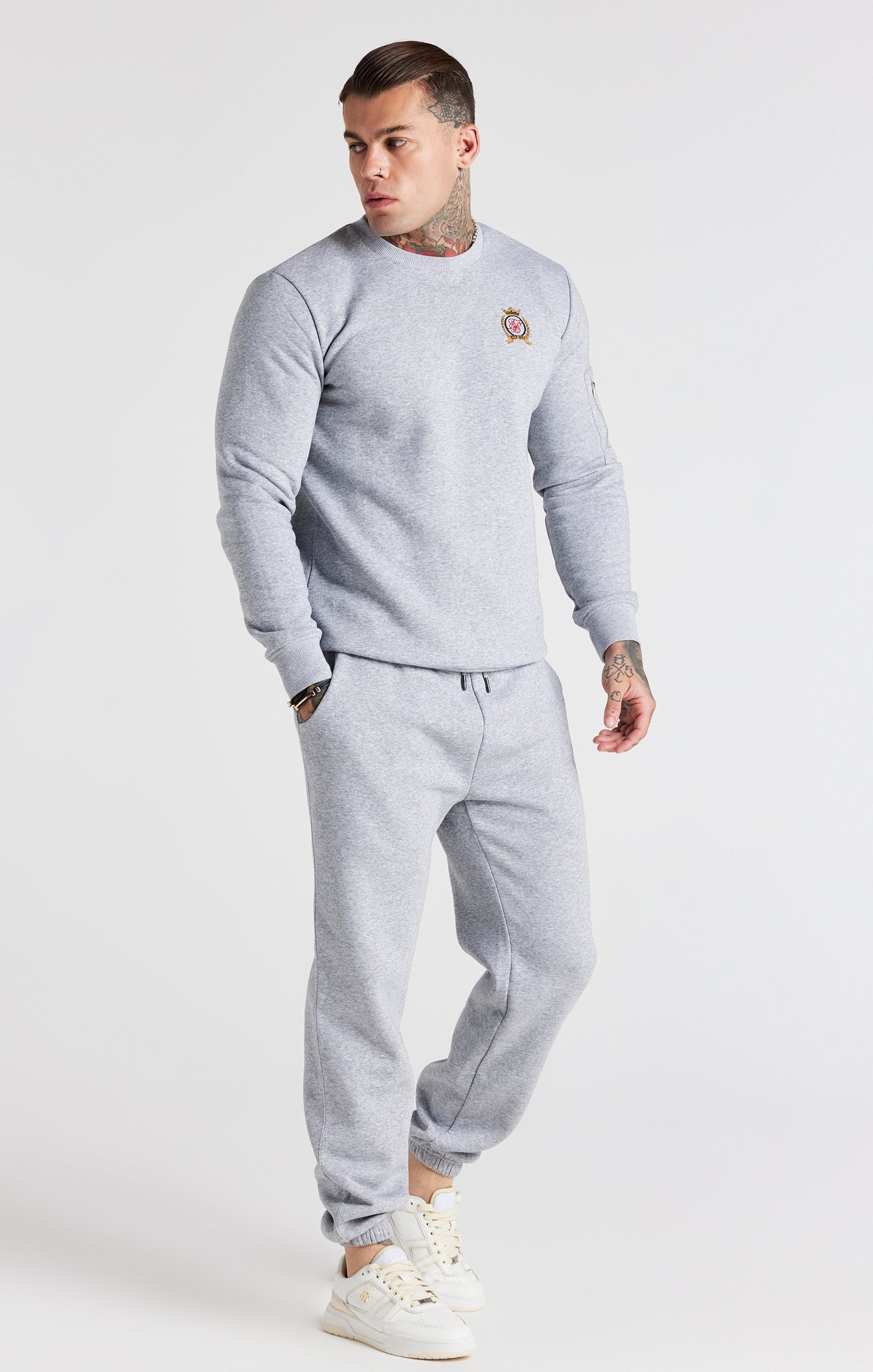 Grey Fleece Sweatshirt (3)