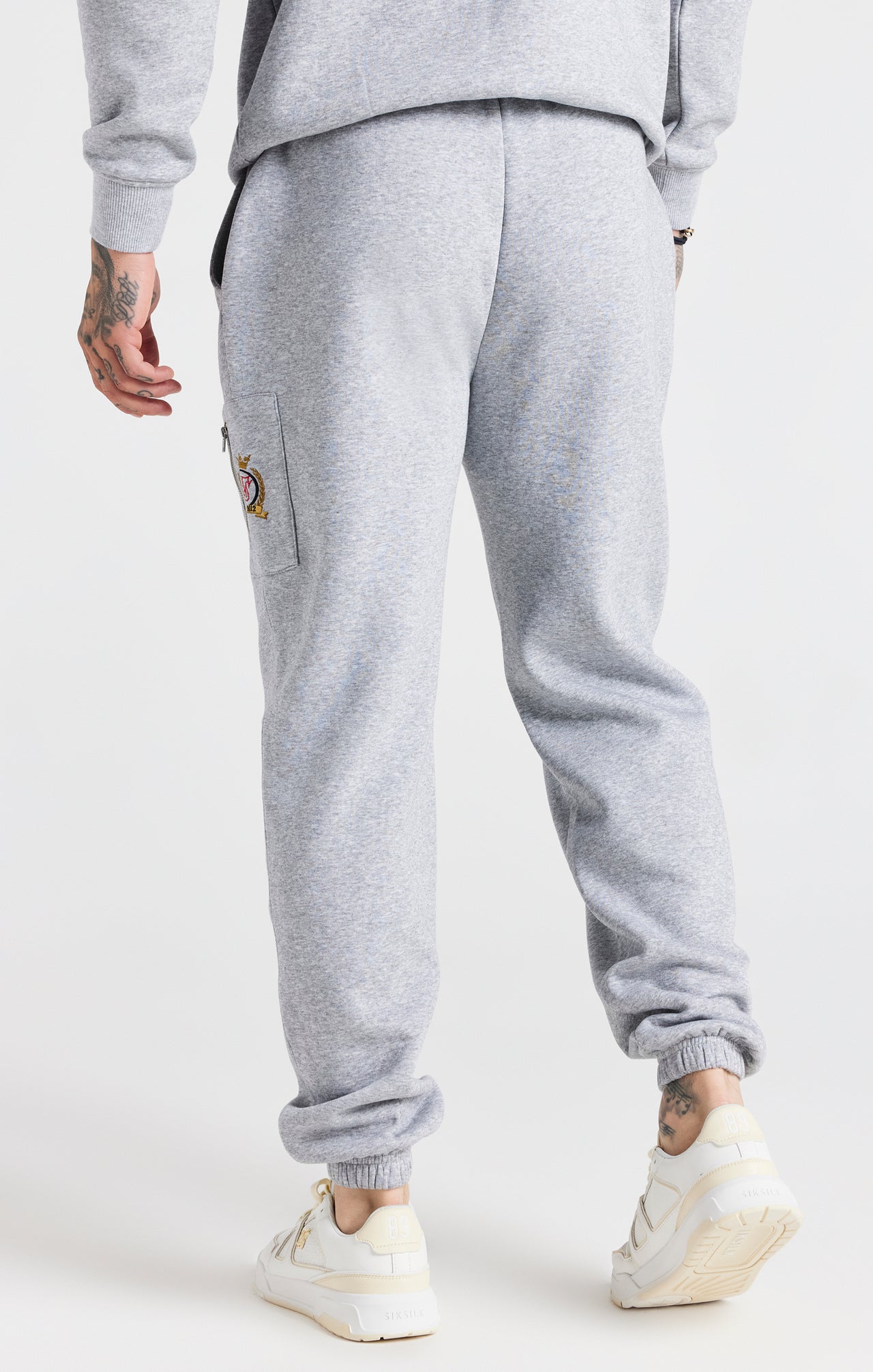 Grey Fleece Relaxed Fit Track Pant (3)